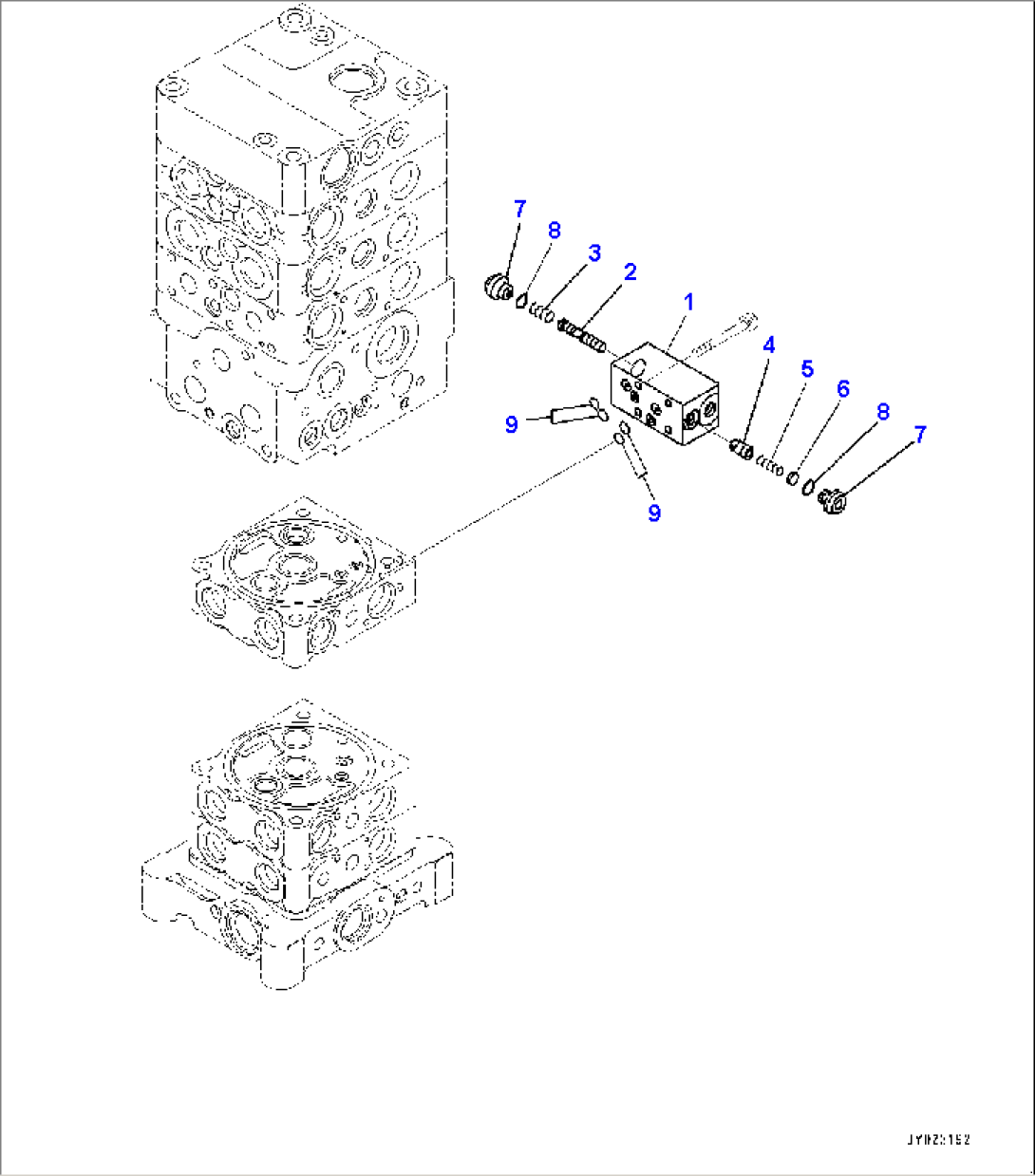 Control Valve, Inner Parts (22/26) (#30001-)