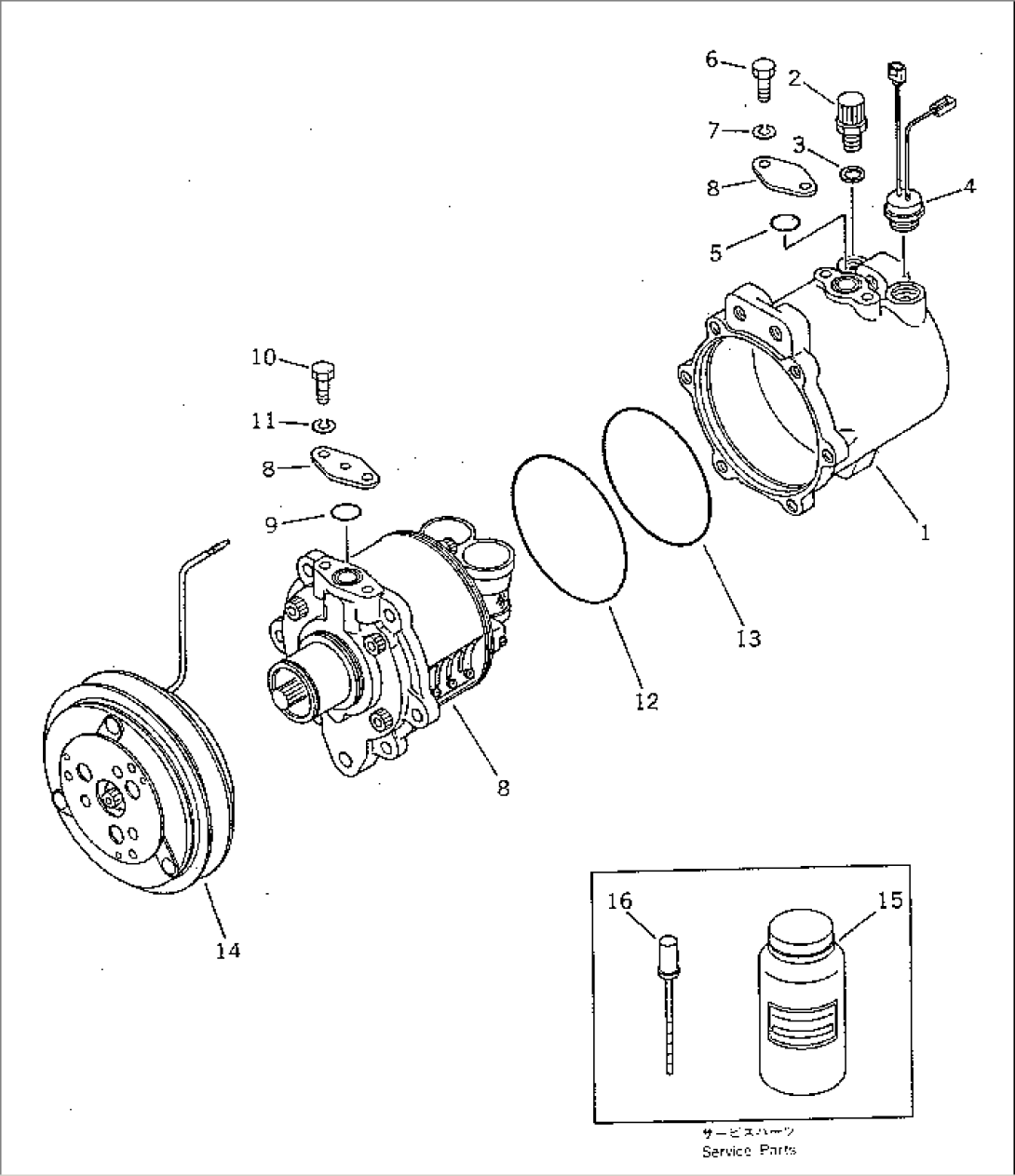 COMPRESSOR (DAIKIN)(#10001-10049)
