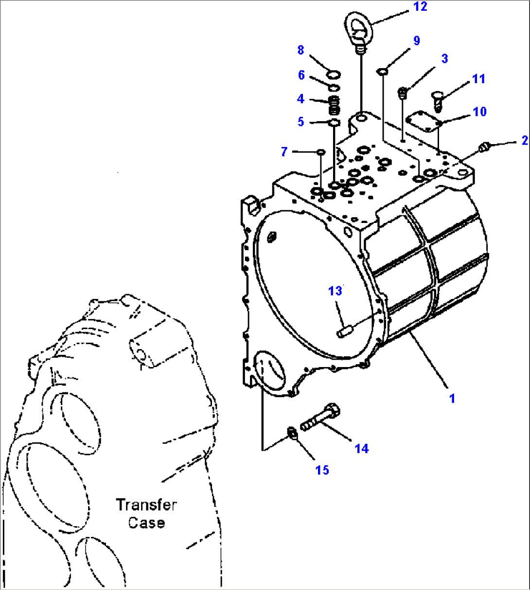 F4320-58A0 TRANSMISSION TRANSMISSION CASE