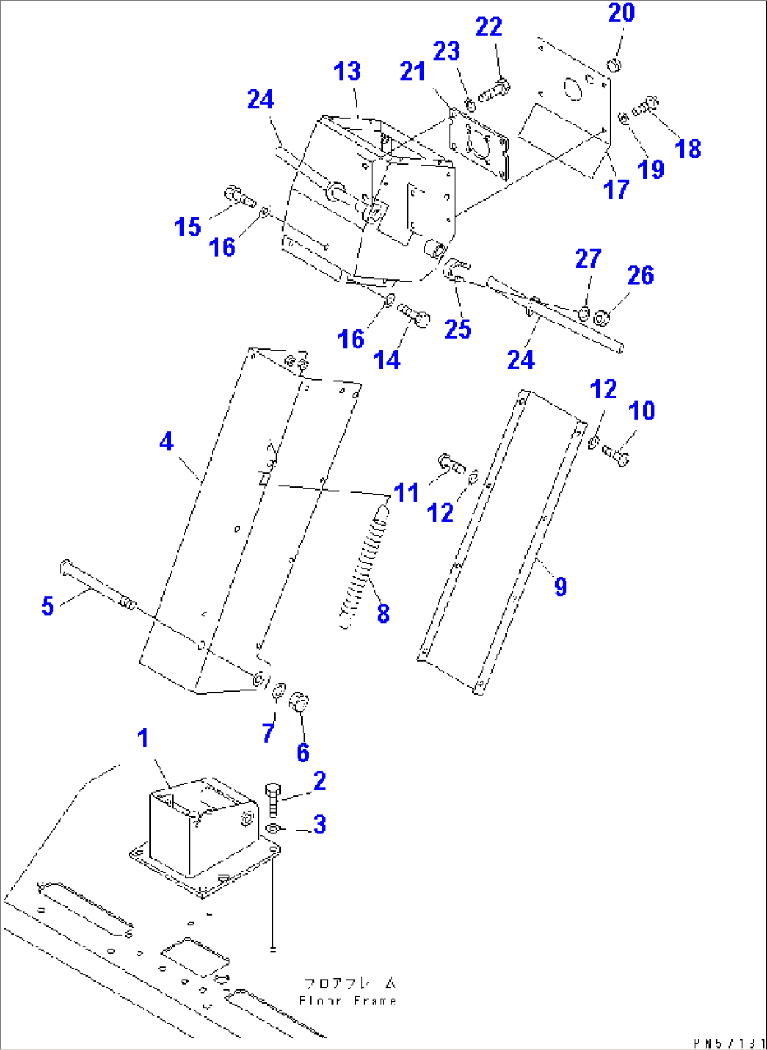 CONSOLE BOX (1/2) (STEERING POST)(#3401-)
