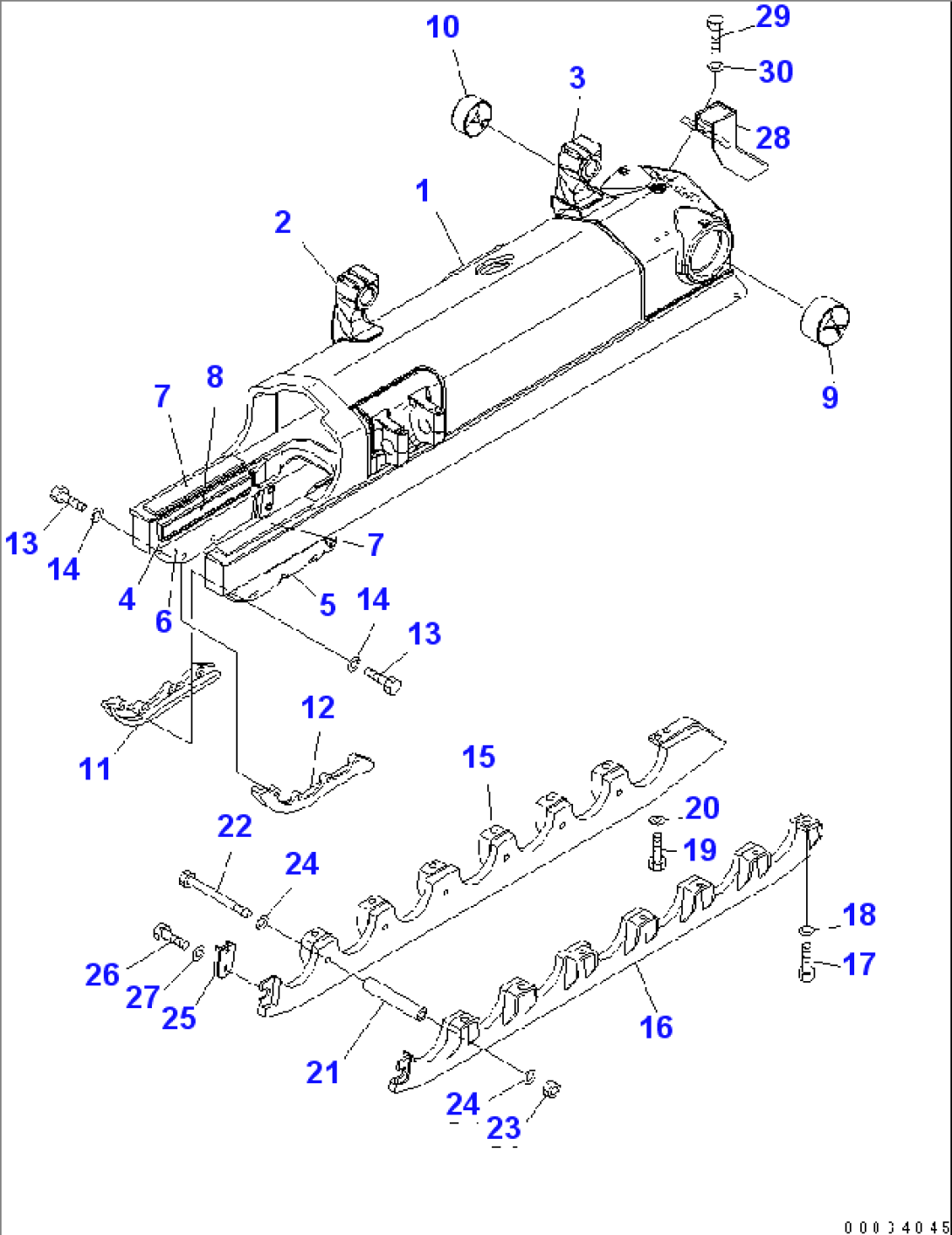 TRACK FRAME (R.H.)(#85001-)