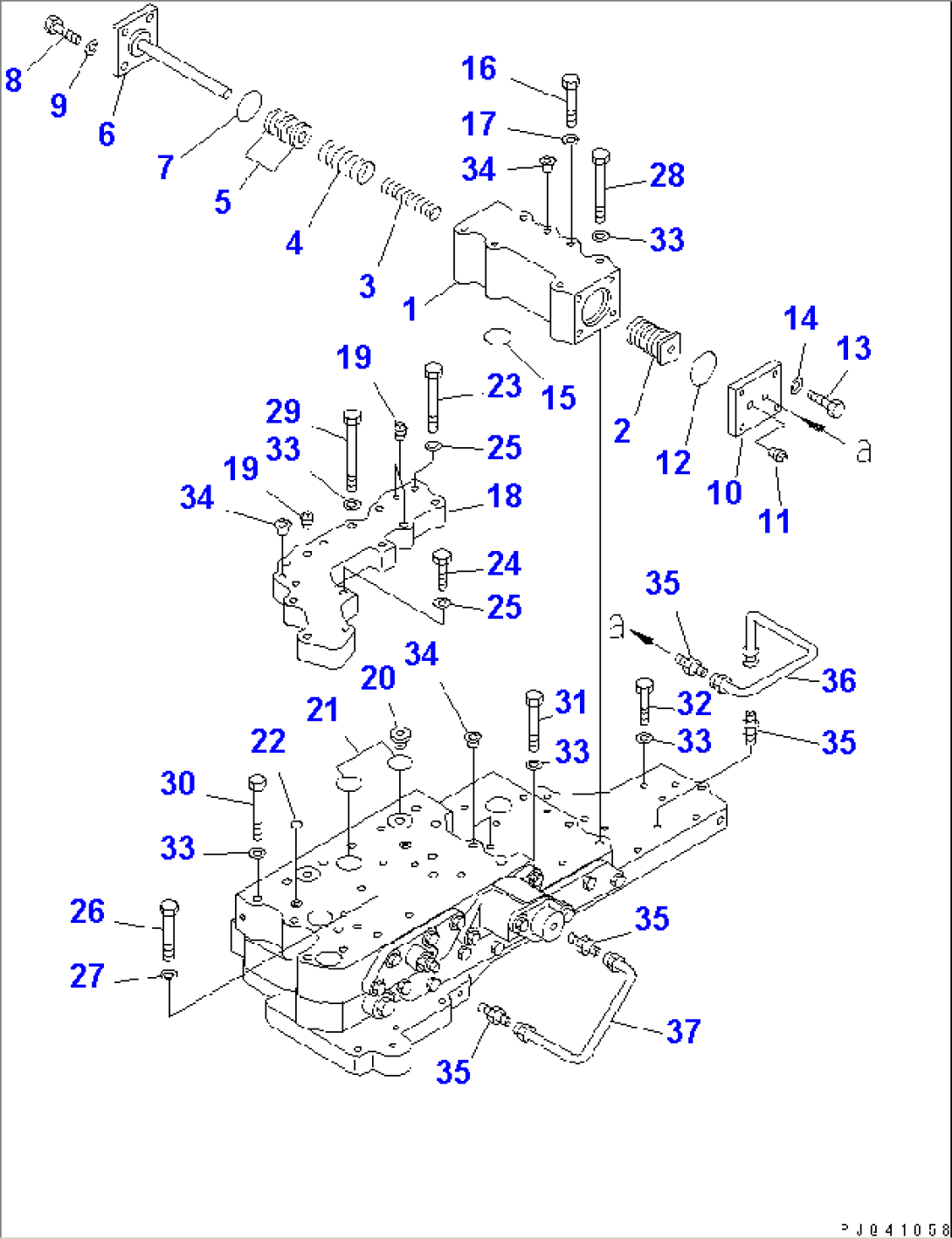 TRANSMISSION CONTROL VALVE (1/4)