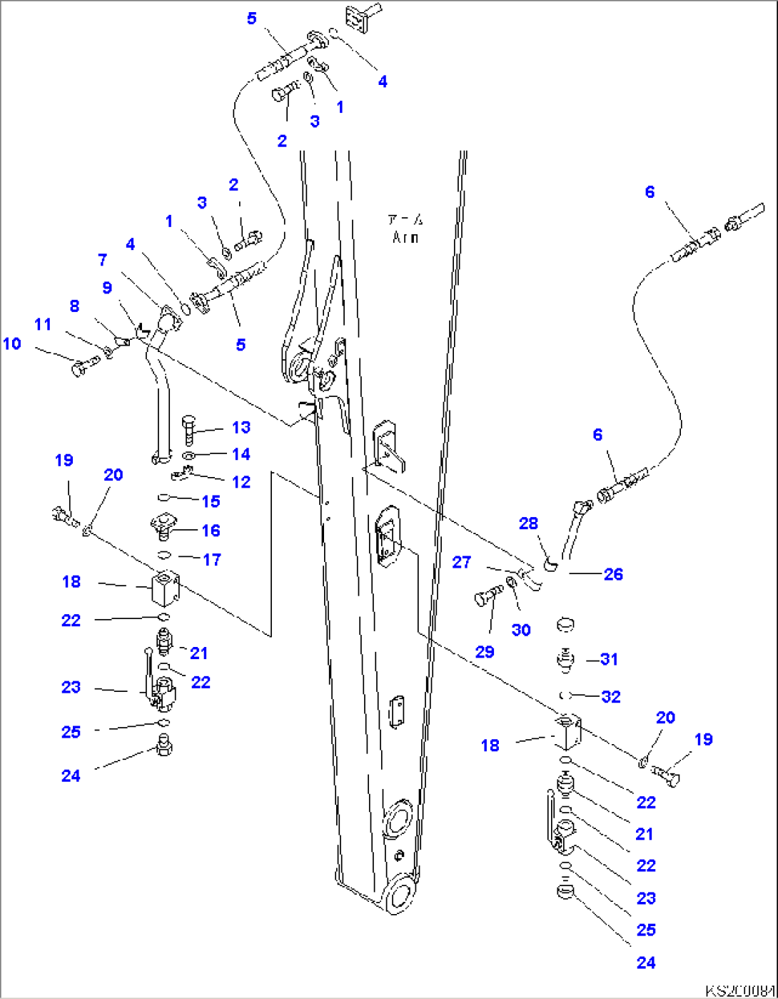 ARM (ADDITIONAL LINE) (FOR 3.0M ARM)