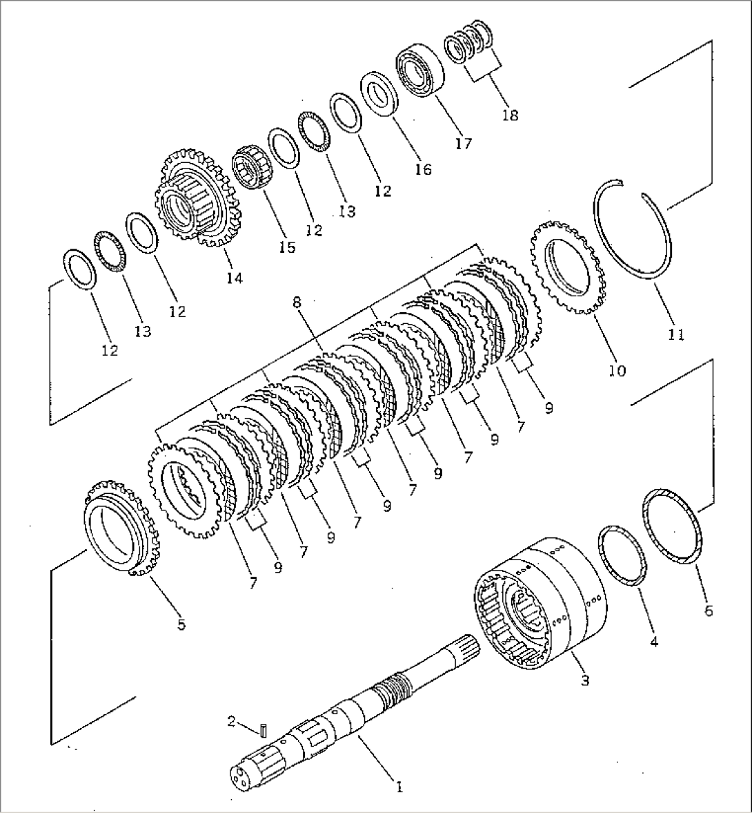 TRANSMISSION (FORWARD CLUTCH)(#10001-19999)