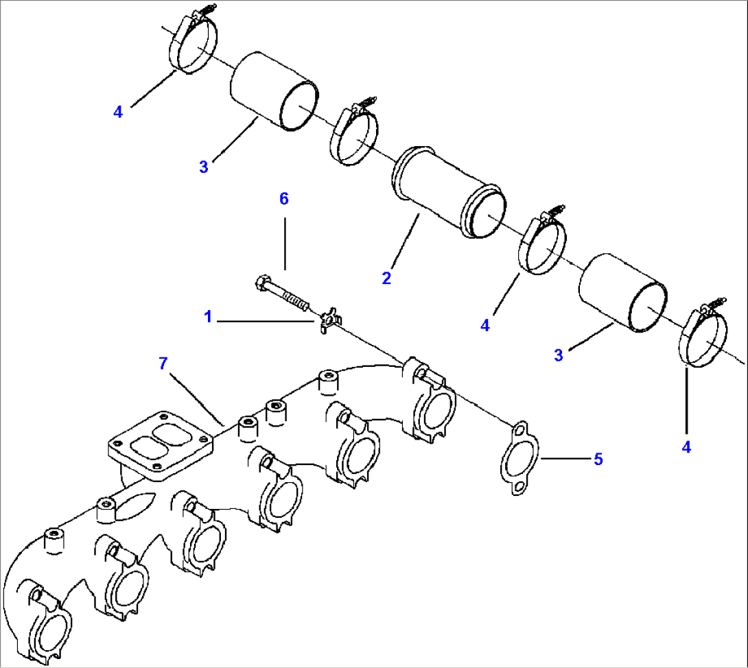 FIG. A1118-A3A1 EXHAUST MANIFOLD