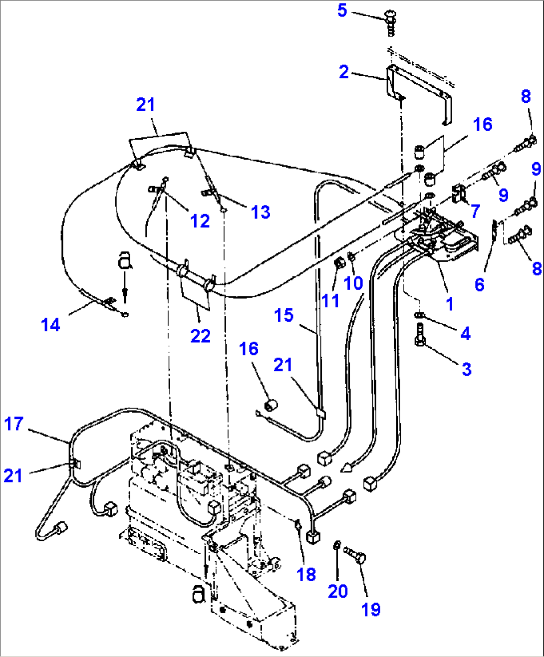 HEATER/AIR CONDITIONER CONTROL INSTL