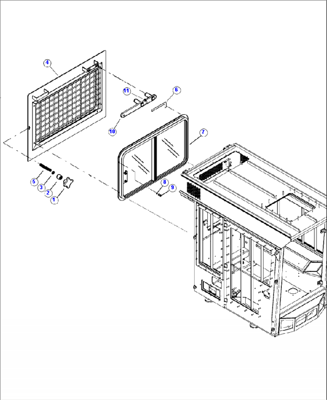 K0210-05A0 REAR WINDOWS