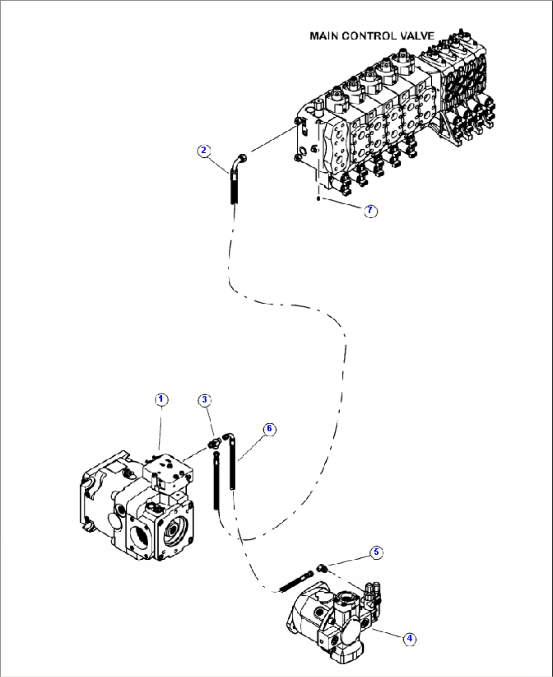 H4020-01A0 71CC AUXILIARY PUMP LOAD SENSE LINE - COMBINED FLOW PROCESSORS