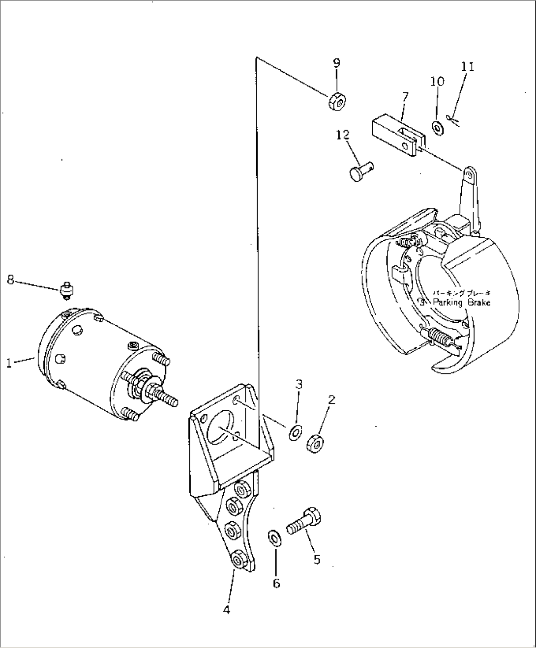 PARKING BRAKE CONTROL LINKAGE