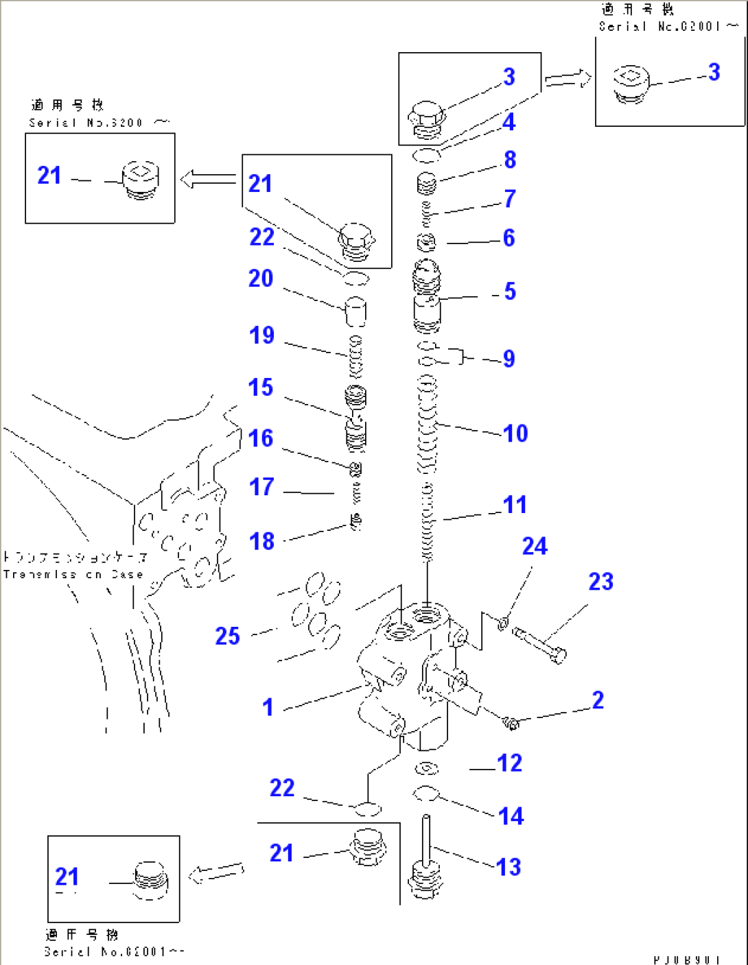 TRANSMISSION (MAIN VALVE)(#60884-)