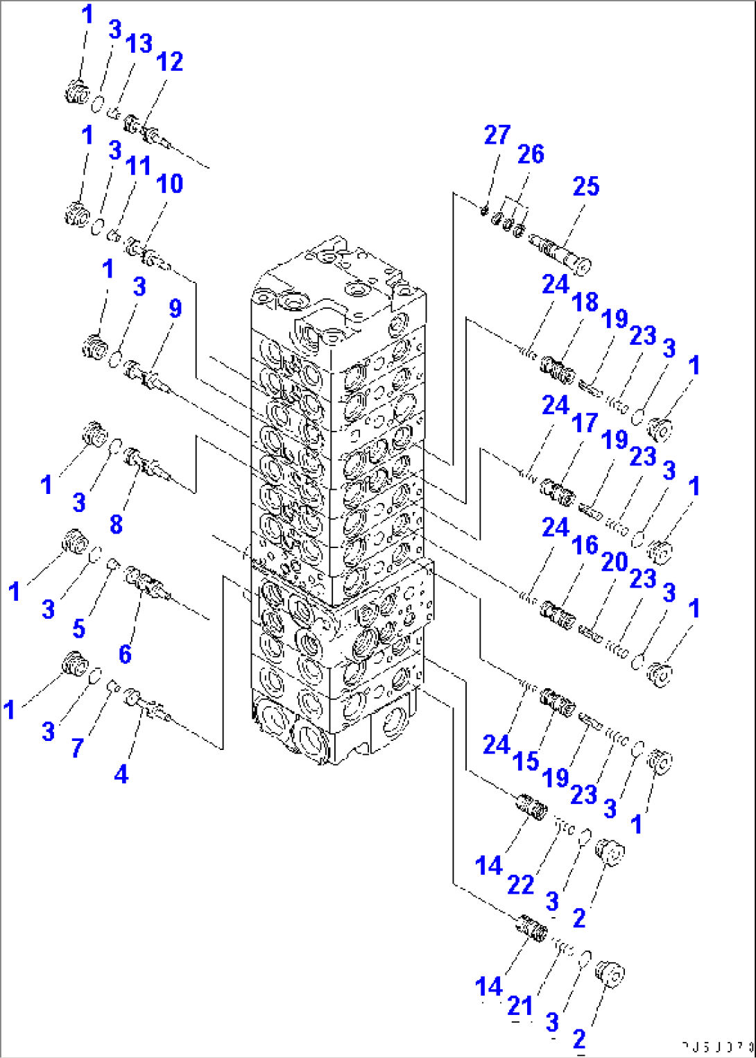 MAIN VALVE (10-VALVE) (11/24) (FOR LARGE CAPACITY ATTACHMENT)