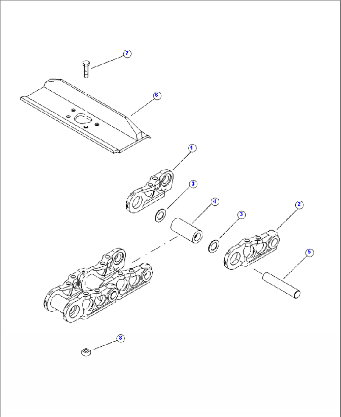 R0500-01A0 TRACK CHAIN