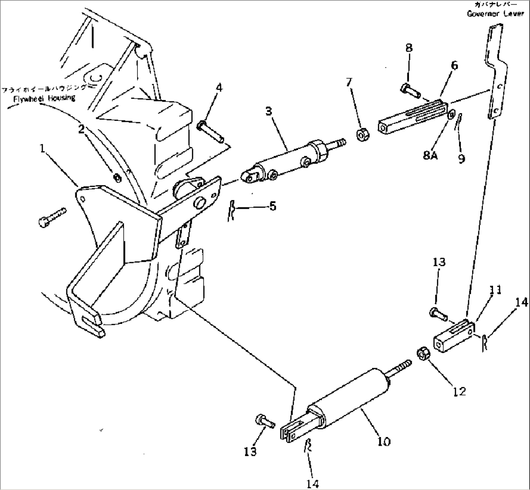 AUTO DECELERATION CYLINDER PIPING (1/2)