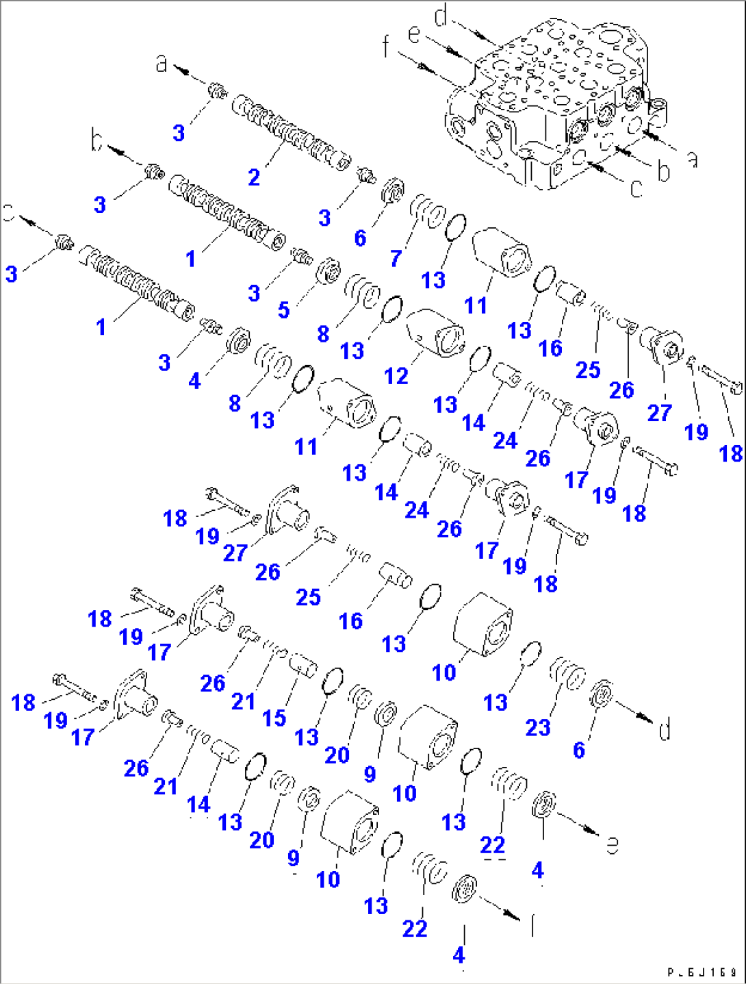 CONTROL VALVE (3-SPOOL) (2/7)