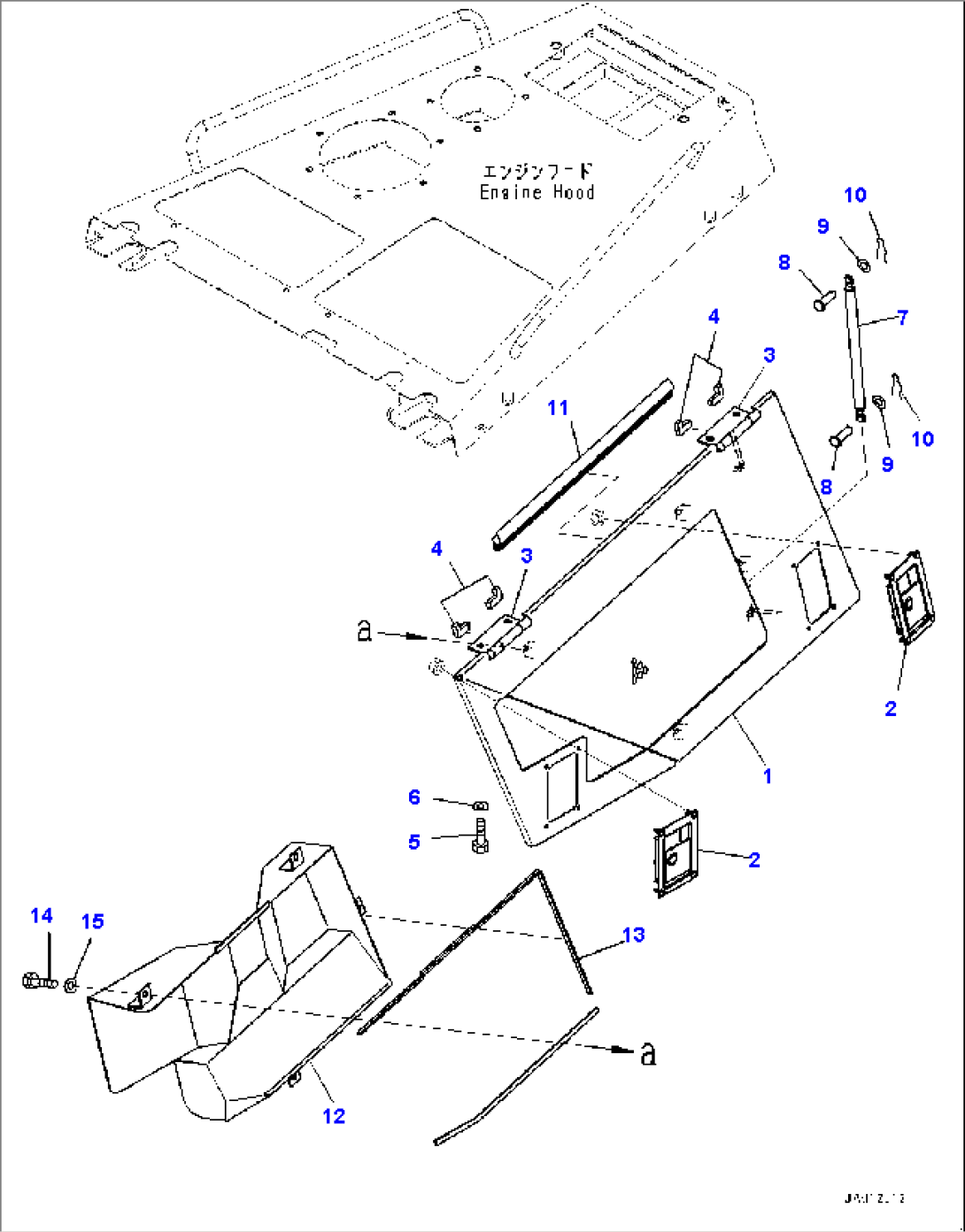 Engine Hood and Side Cover Group, Hood Side Cover (1/2) (#20003-20145)