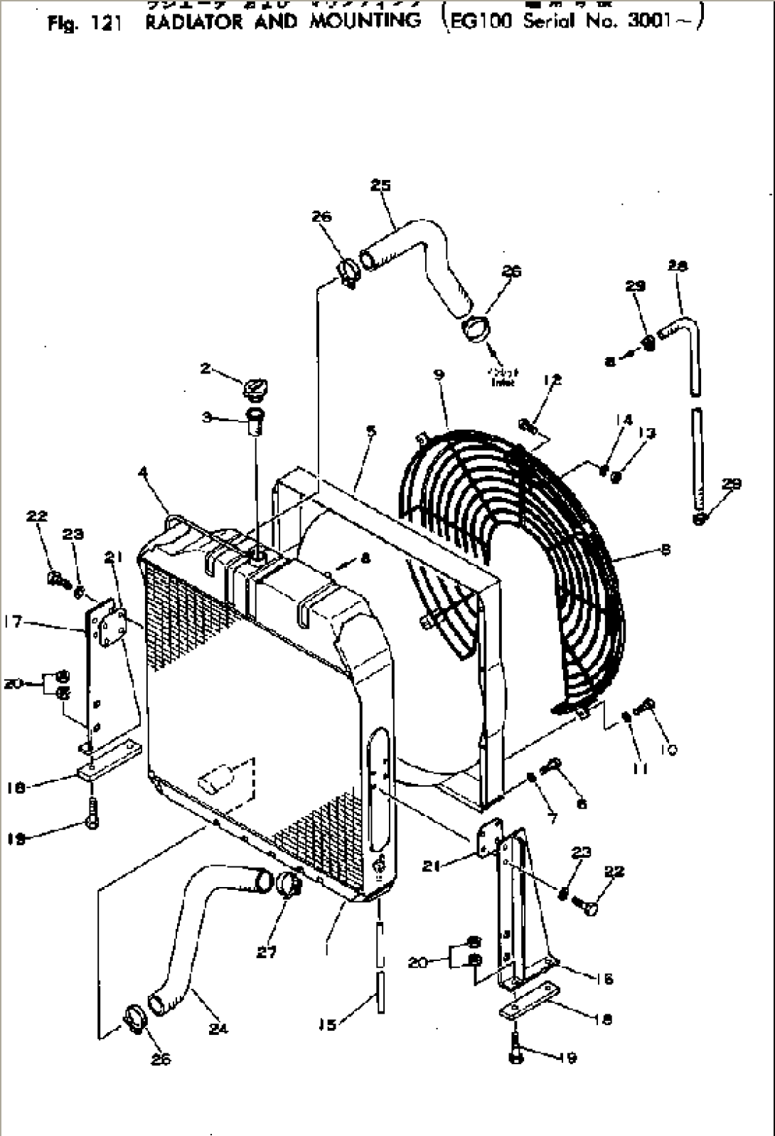 RADIATOR AND MOUNTING