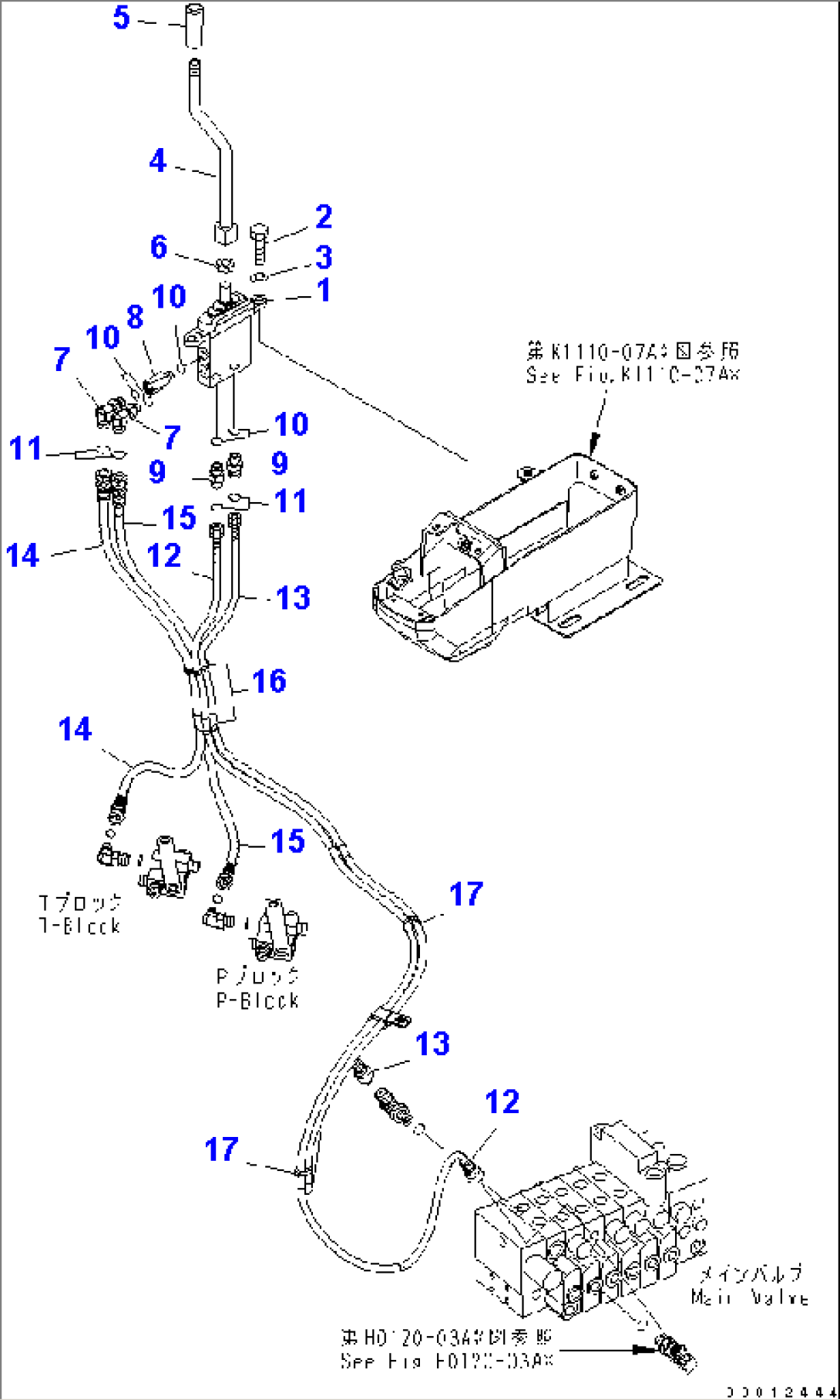 FLOOR FRAME (BLADE CONTROL) (CANOPY)
