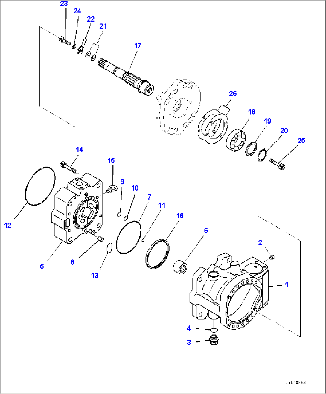NO.2 Pump, Inner Parts (4/11) (#35419-)