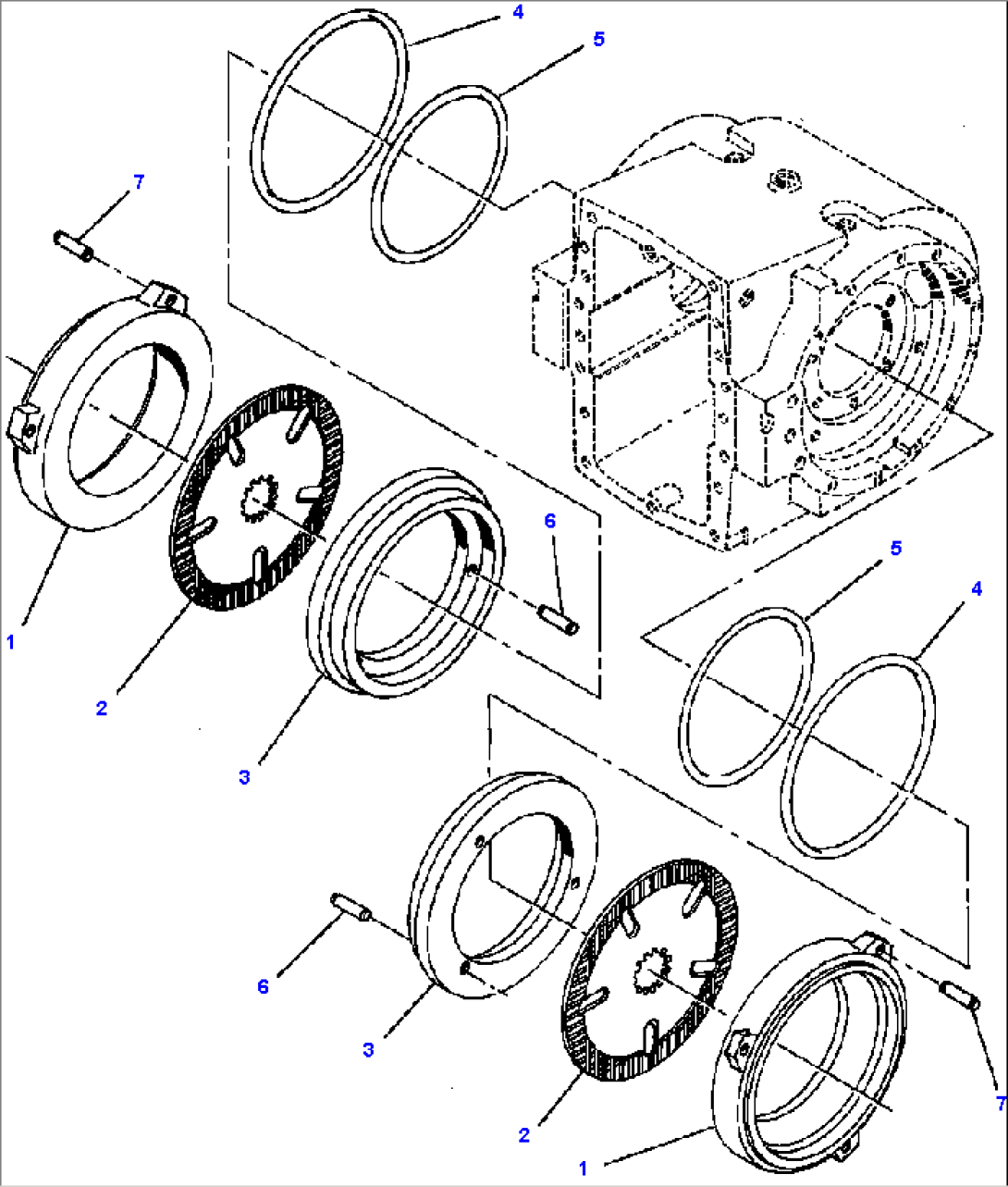 BRAKES WITHOUT PLANETARY FINAL DRIVE