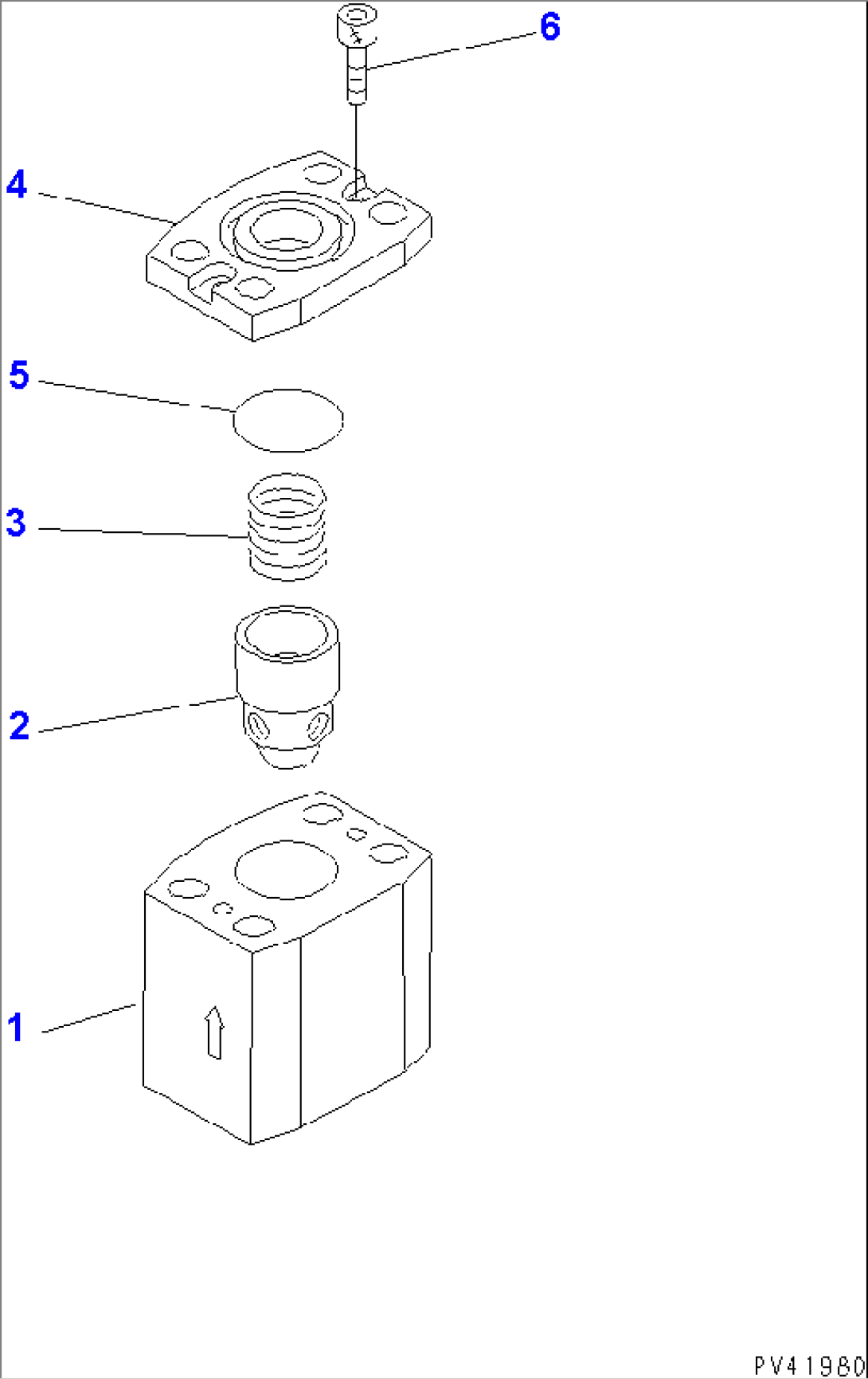 CHECK VALVE (FOR EMERGENCY STEERING)