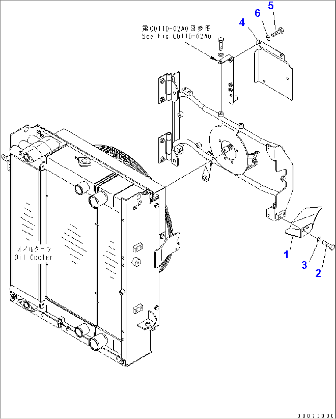 RADIATOR (COVER) (FOR WIDE CORE RADIATOR)(#75001-)