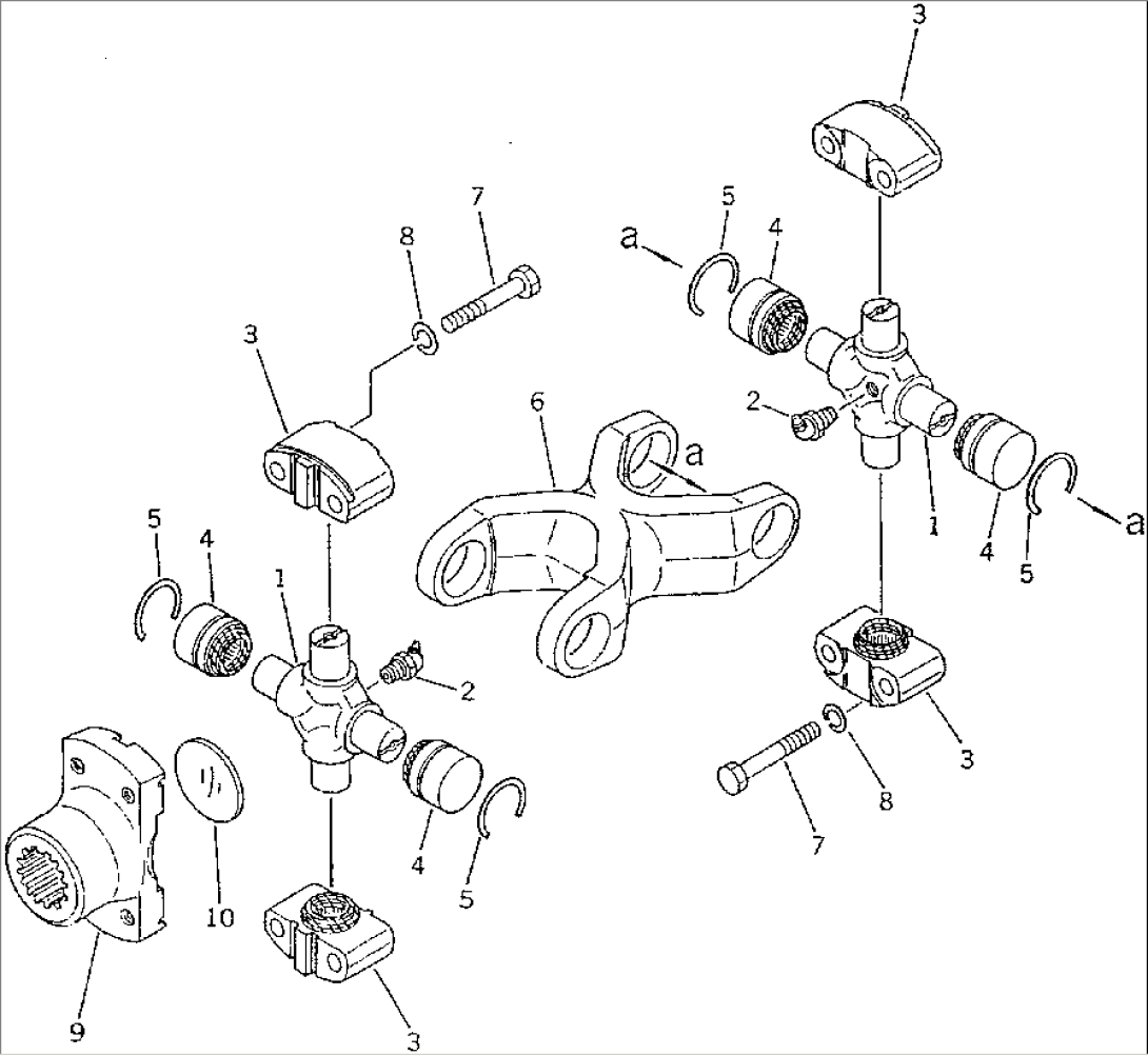 UNIVERSAL JOINT (FOR F3-R3 TRANSMISSION)