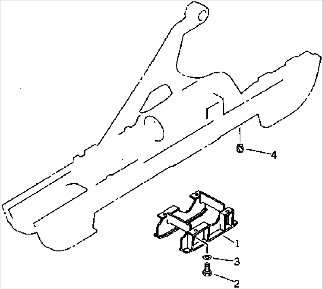 TRACK FRAME MINI CENTER GUARD