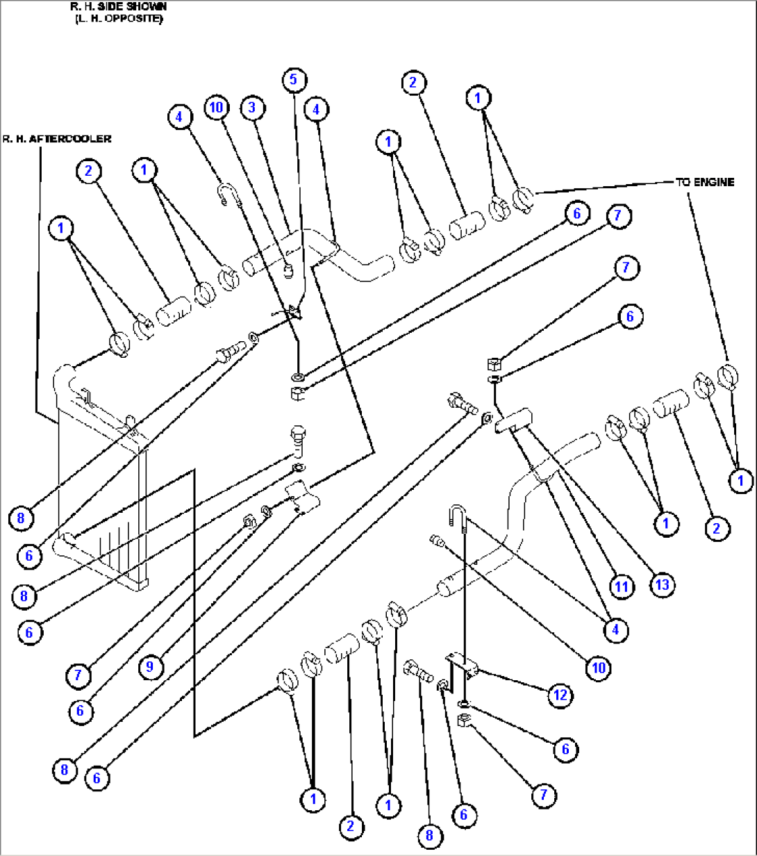 RADIATOR AFTERCOOLER PIPING