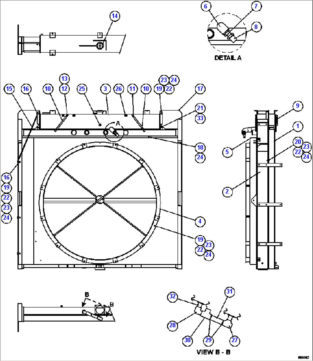 RADIATOR & SHROUD ASSEMBLY PC2067