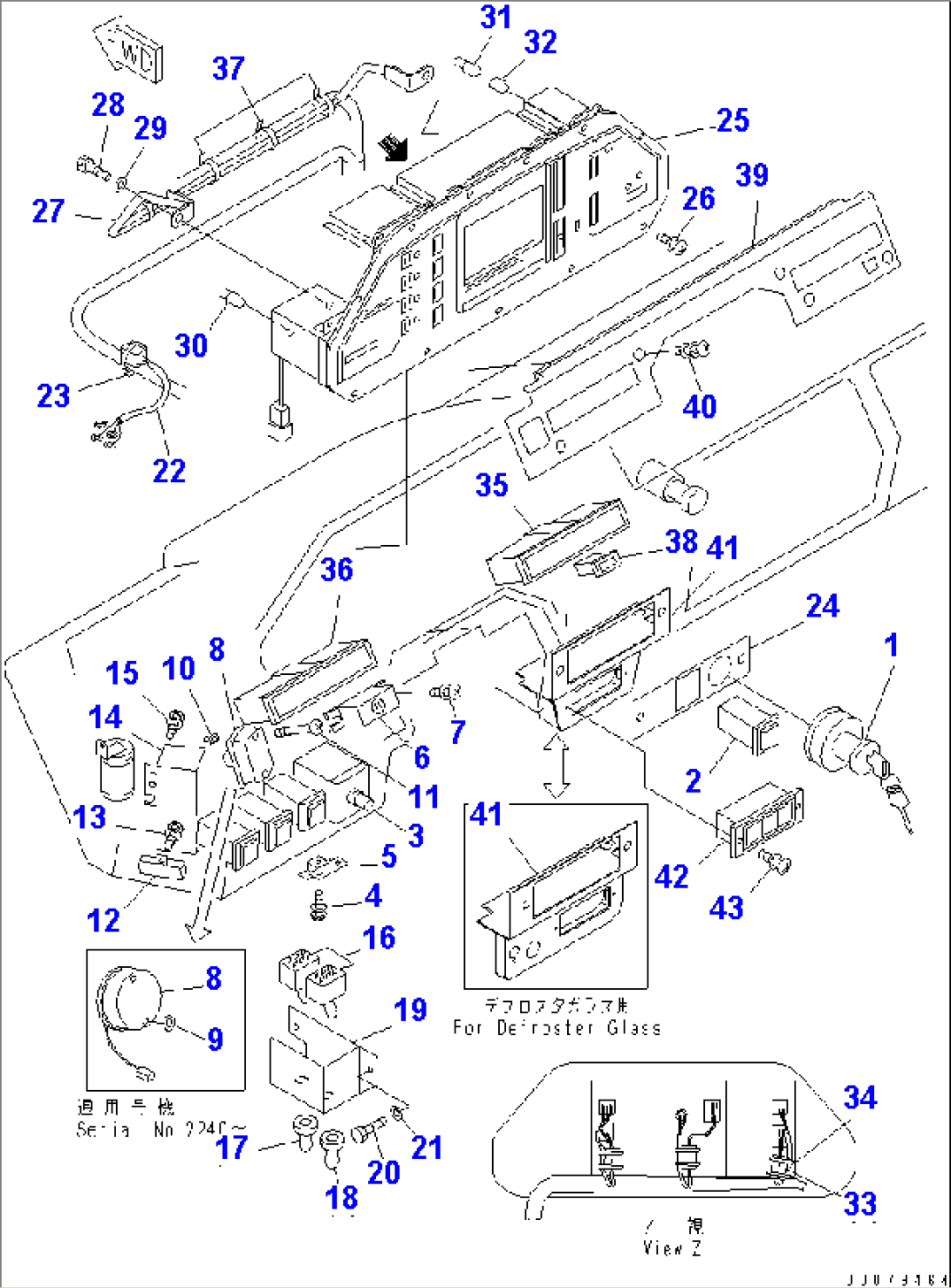 INSTRUMENT PANEL (FOR EC REGULATION)(#1055-)