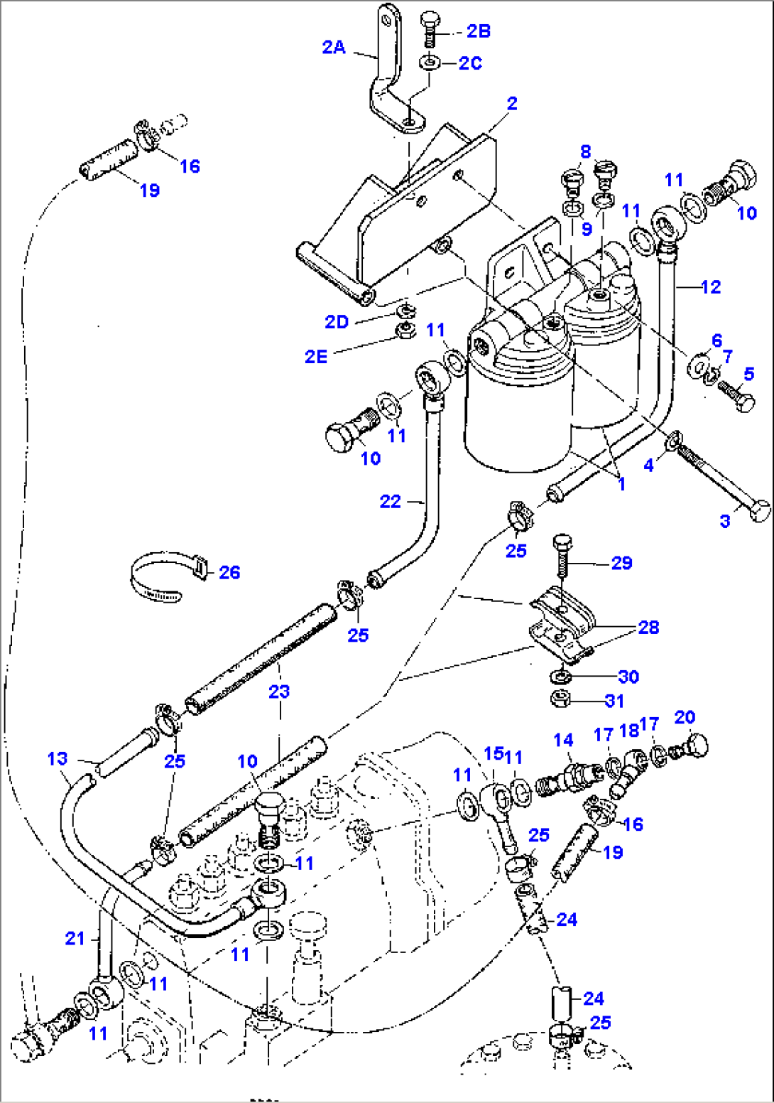 FUEL SYSTEM, FINE FILTER