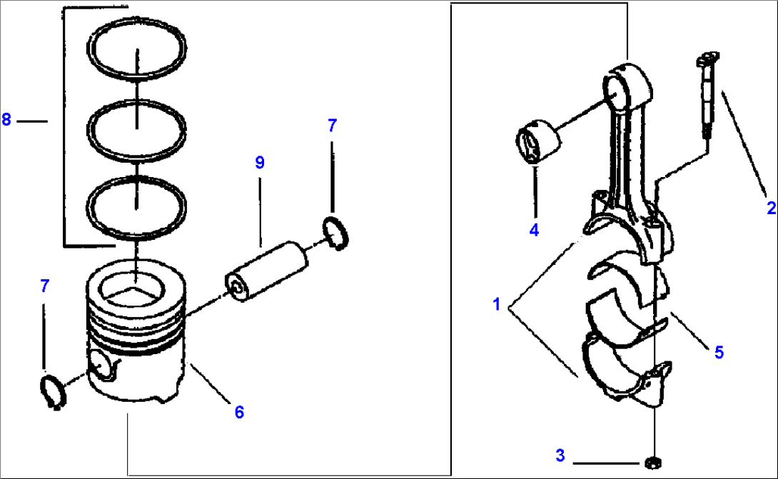 FIG. A2126-A3A3 PISTON AND CONNECTING ROD