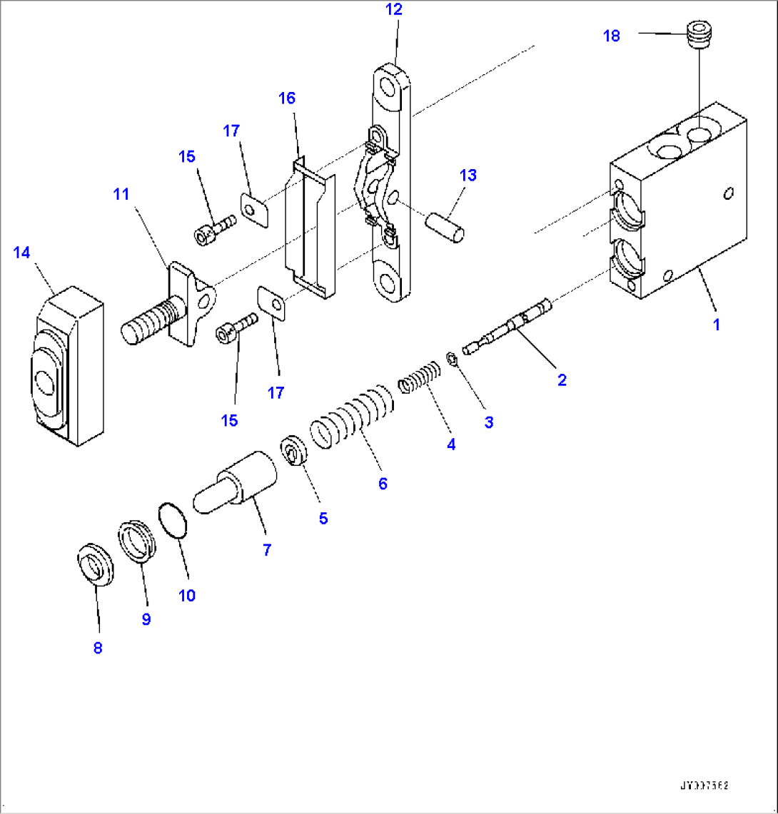 Console, PPC Valve for Attachment Lever (#70291-)