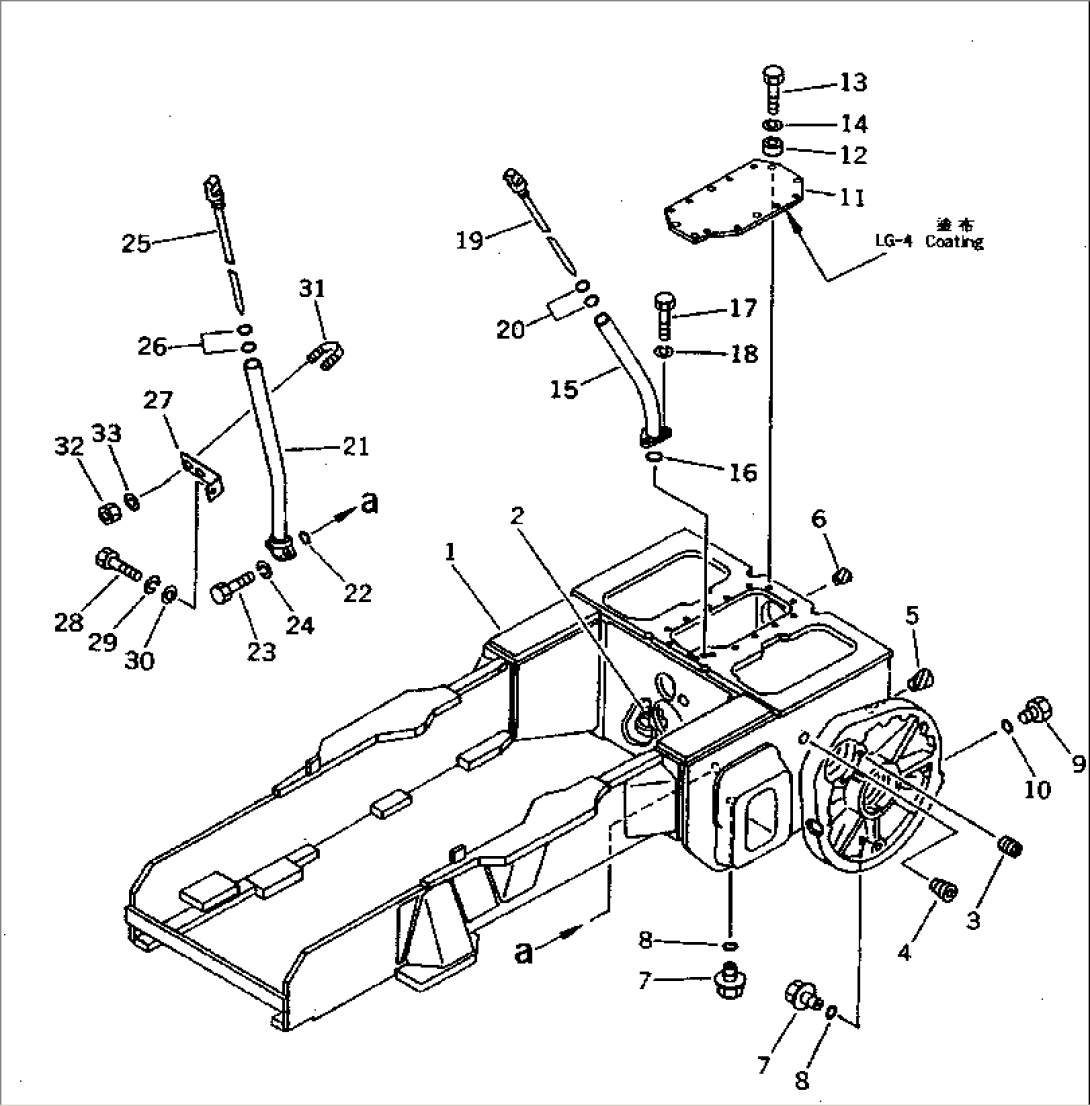 STEERING CASE AND MAIN FRAME