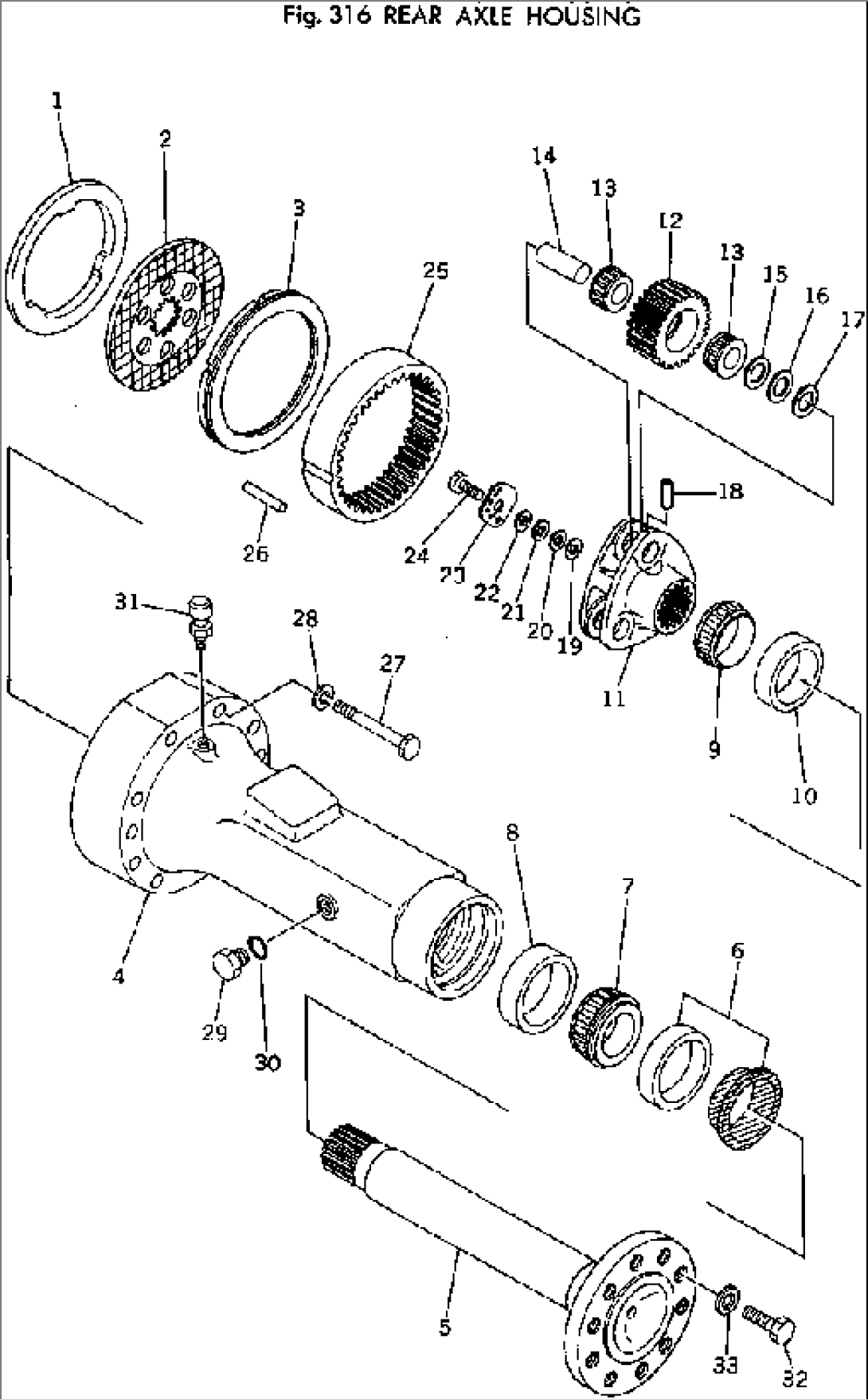 REAR AXLE HOUSING