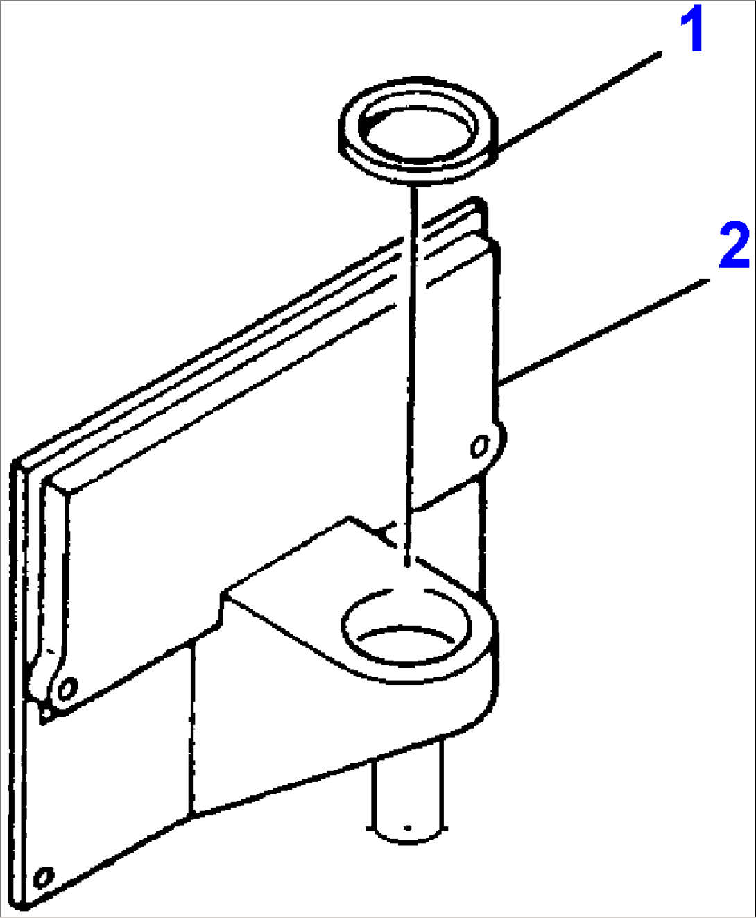 OIL GAUGE BRACKET