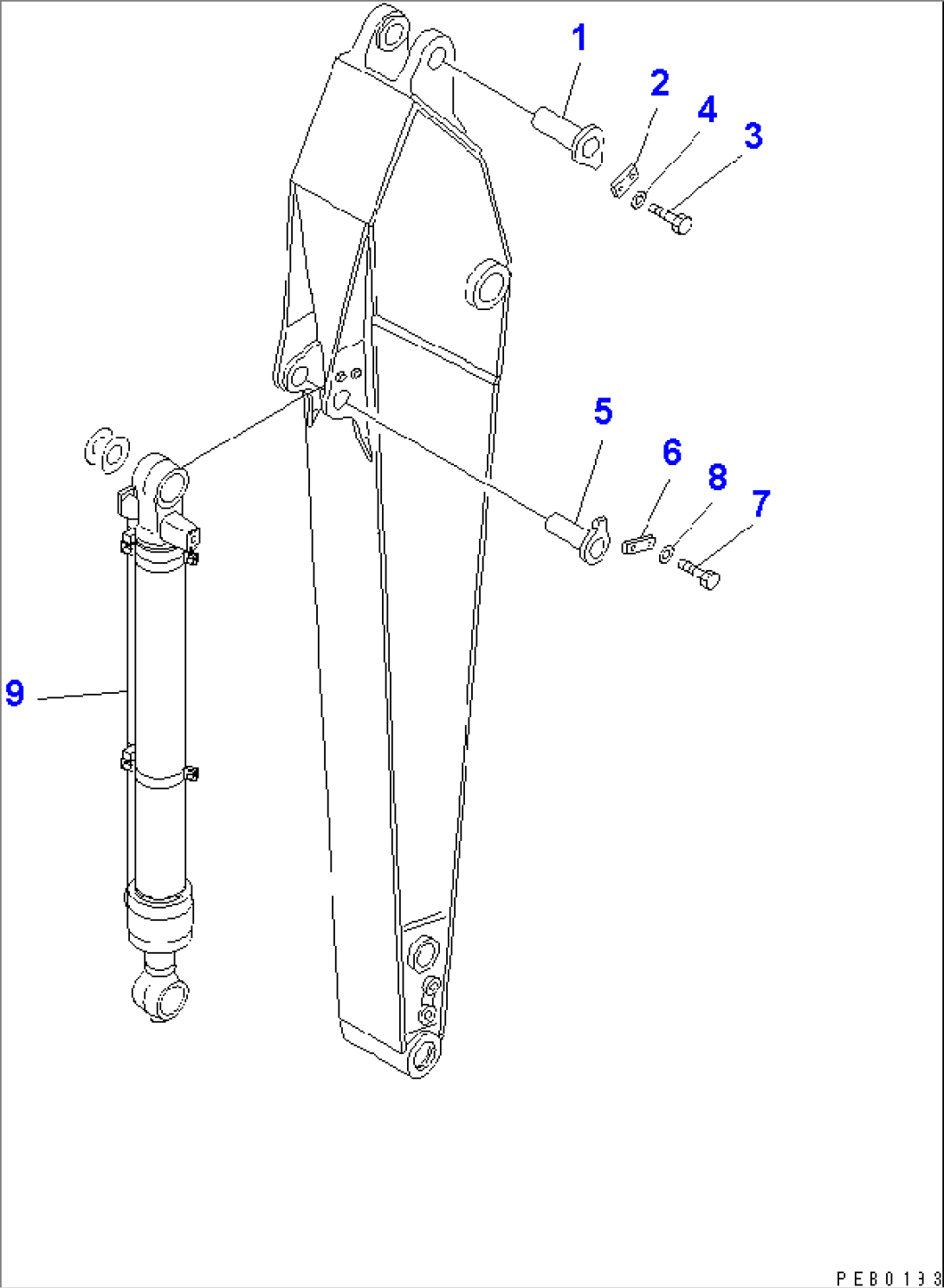 ARM LESS PARTS (FOR 2.9M ARM) (WITH SENSOR)