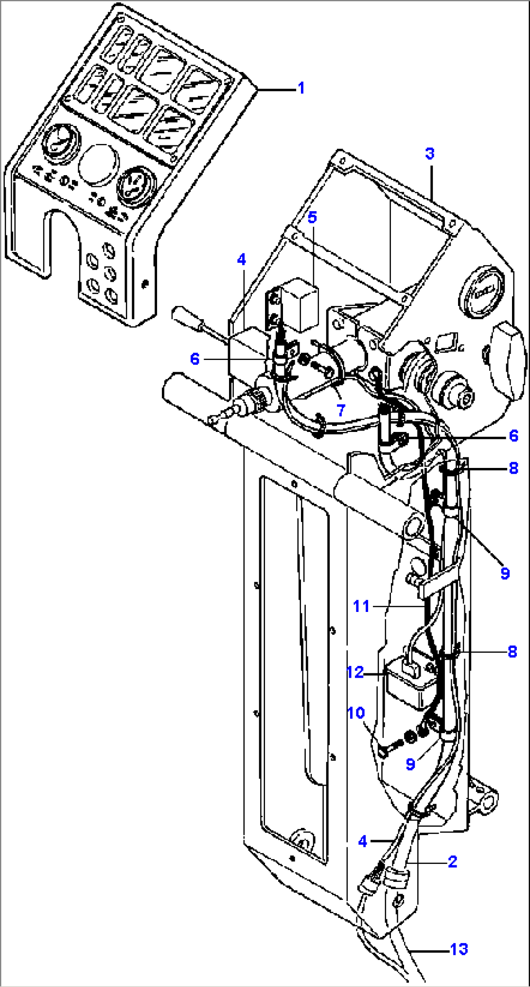 STEERING CONSOLE WIRING