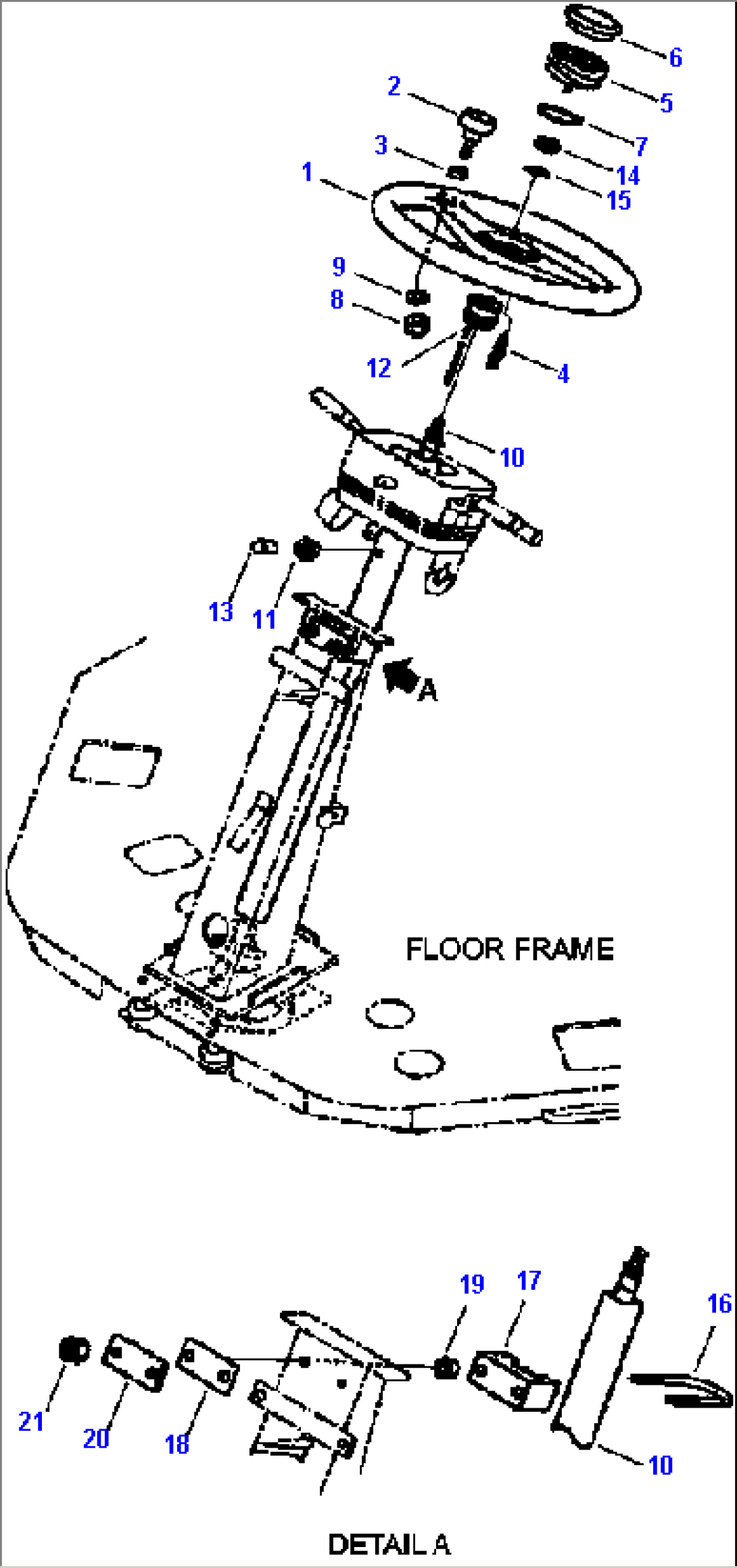 FIG. K4420-01A0 STEERING - WHEEL AND COLUMN