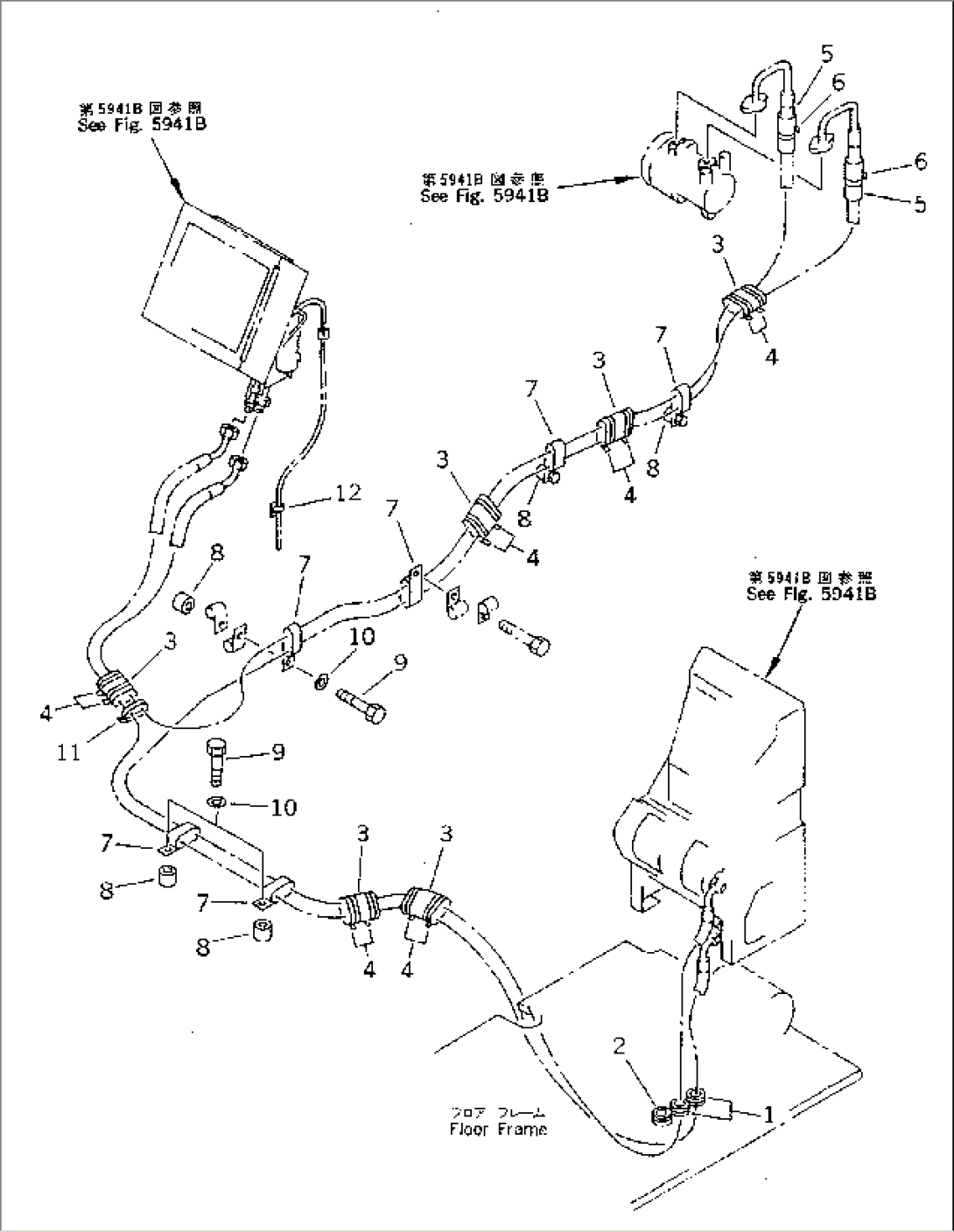 CAR COOLER PIPING (2/2)(#36614-)