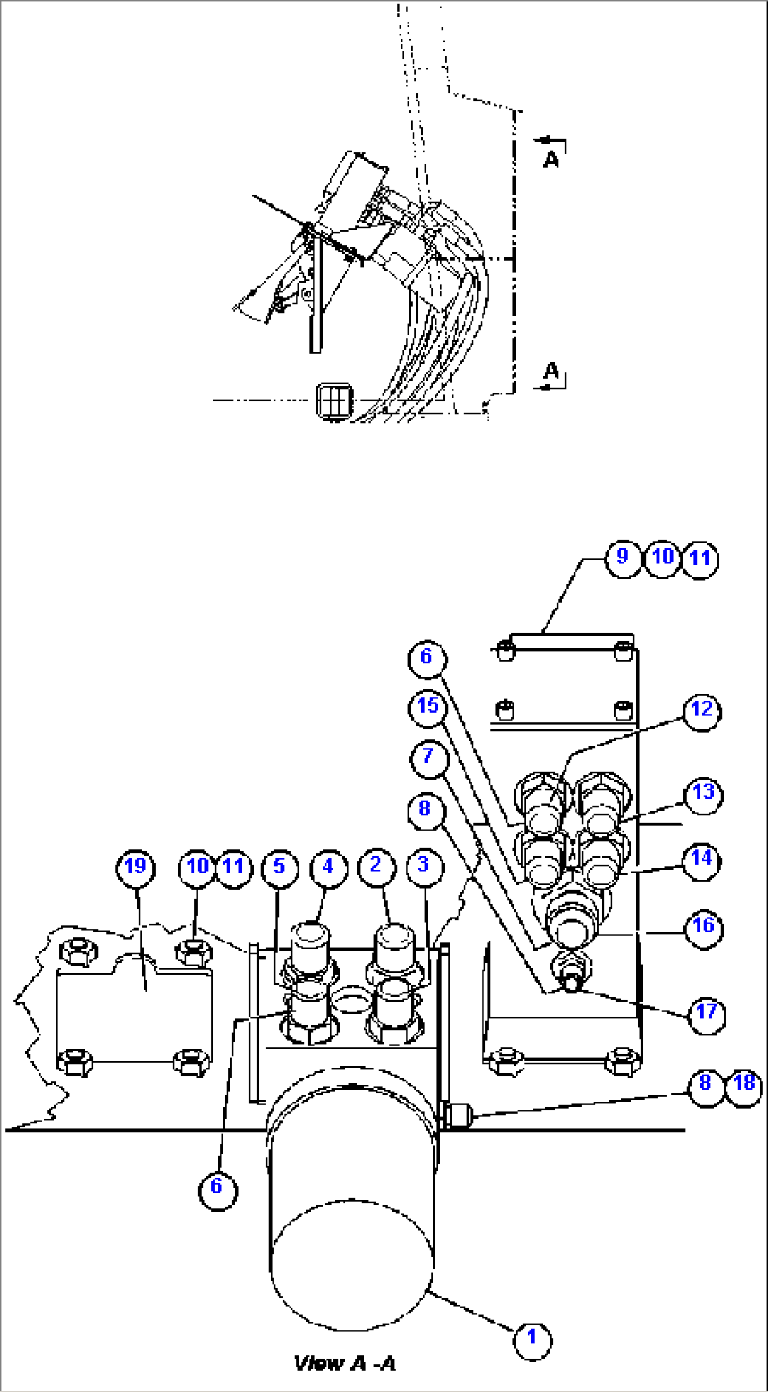 BRAKE/STEERING VALVE PIPING