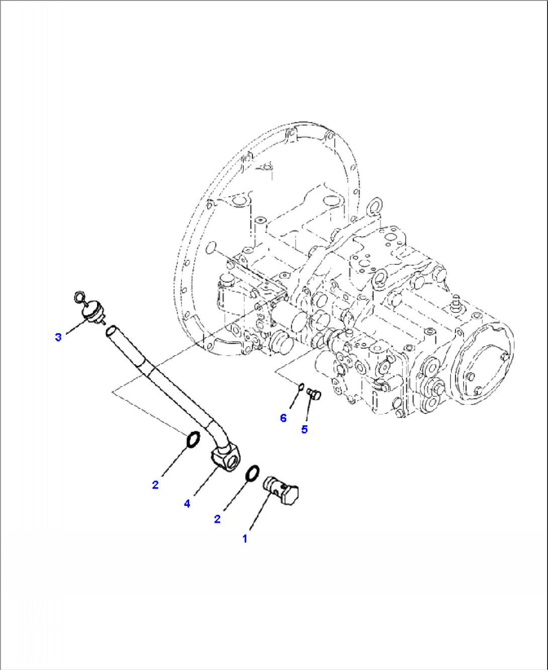 H0210-01A0 MAIN PUMP MOUNTING