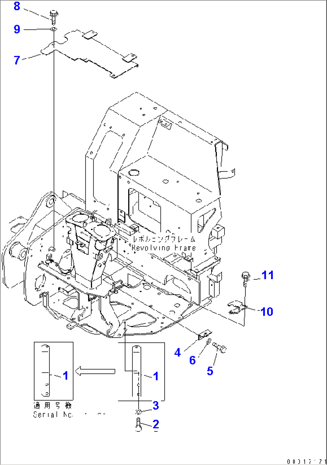 FLOOR FRAME (FLOOR PLATE¤ FRONT)