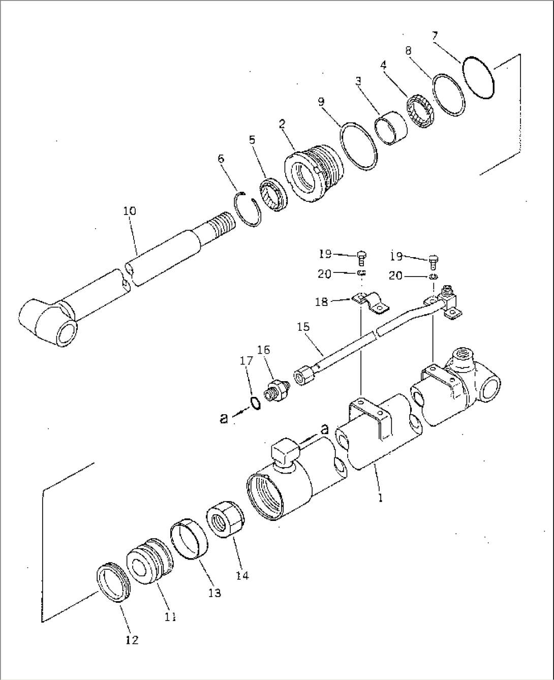 OUTRIGGER SLIDE CYLINDER