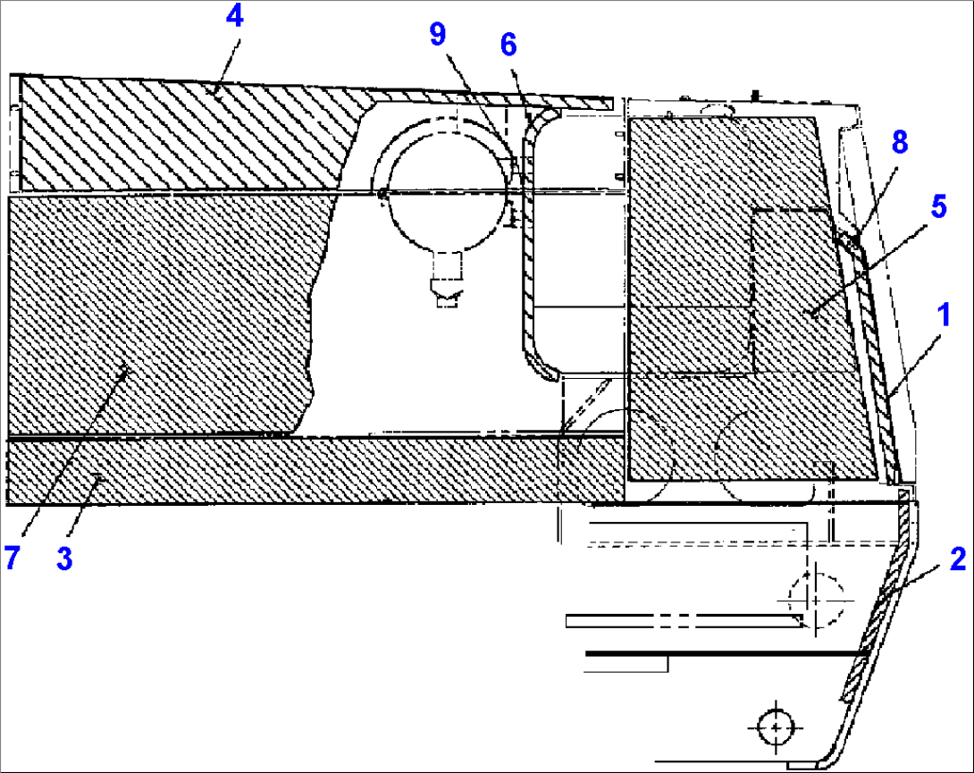 FIG. M5120-01A0 ENGINE COMPARTMENT SOUND INSULATION