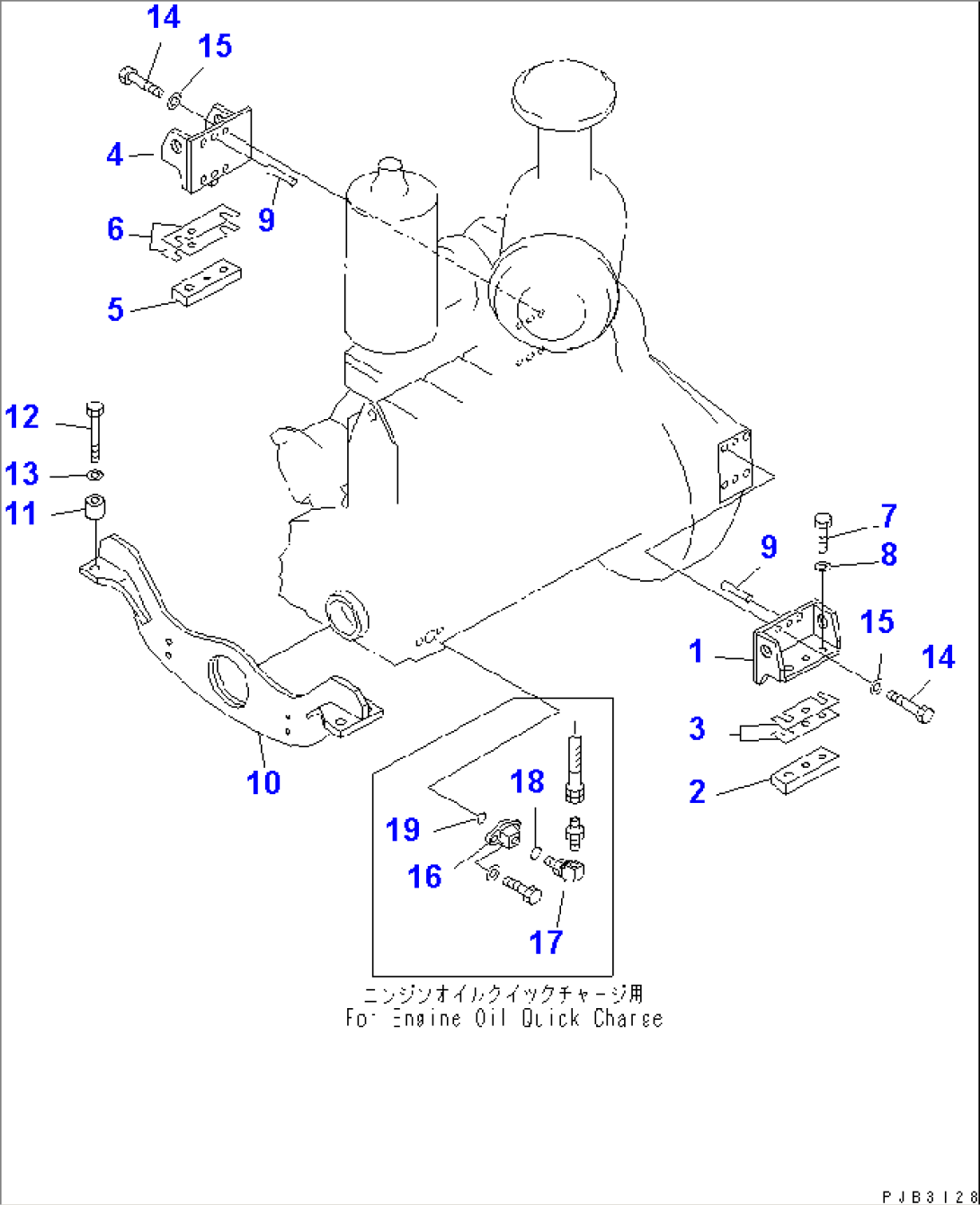 ENGINE MOUNT (FIX)(#36537-37822)