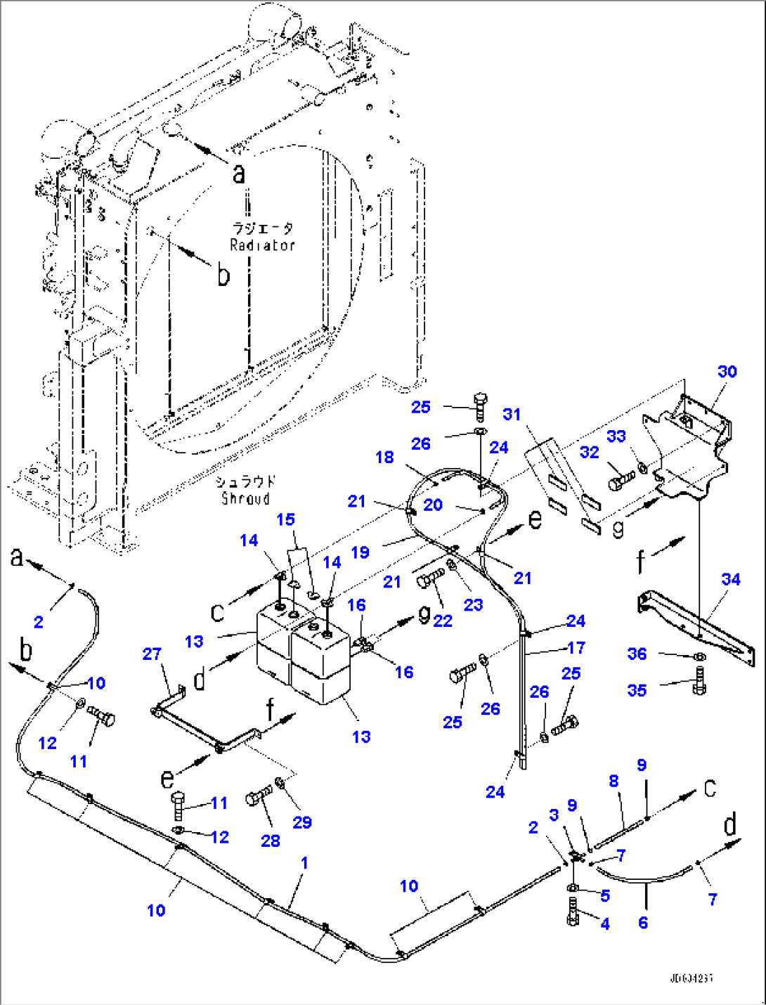 Cooling System, Sub-tank (#70001-)