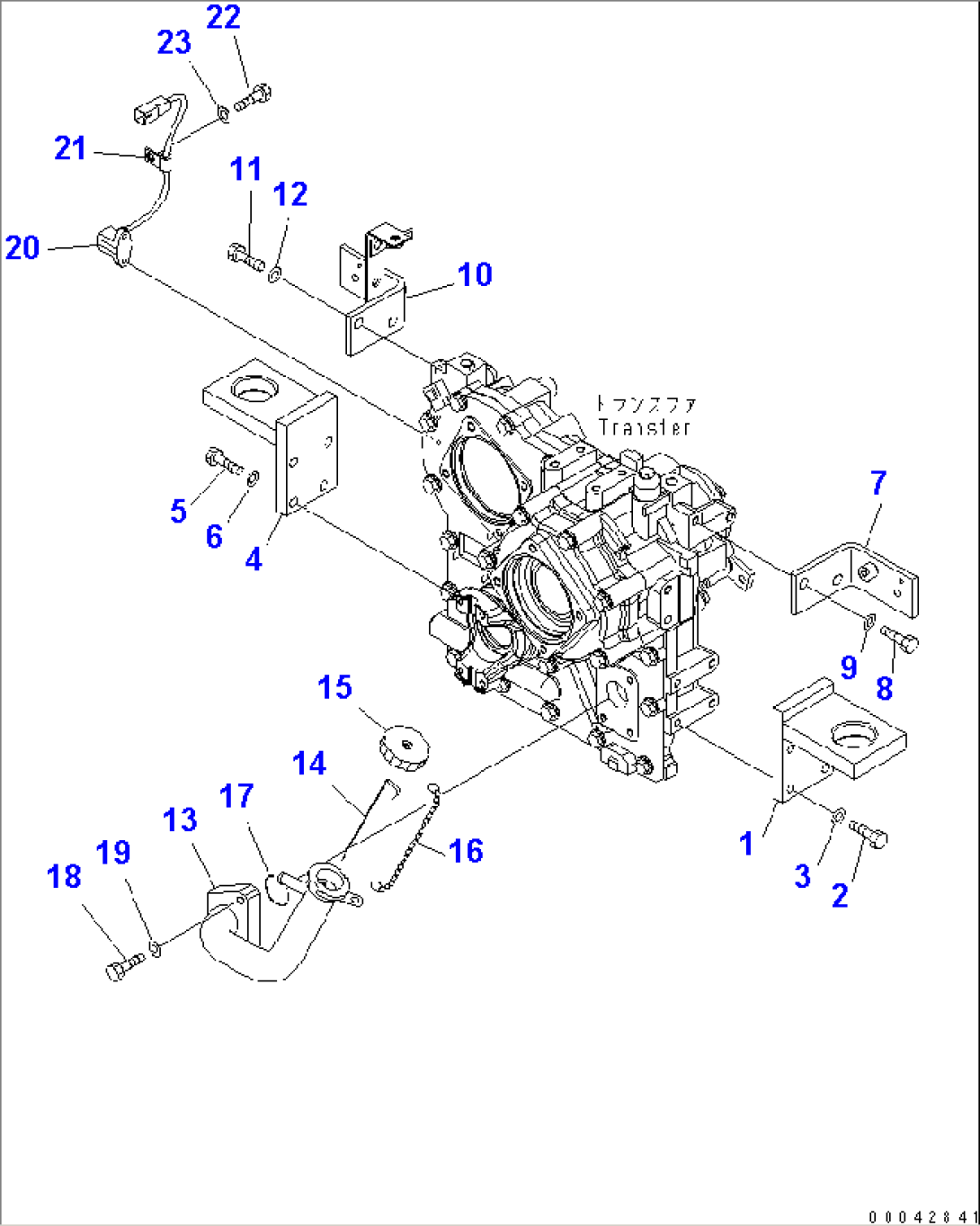 TRANSFER MOUNT (BRACKET AND SENSOR) (FOR EXCEPT JAPAN)(#71755-)