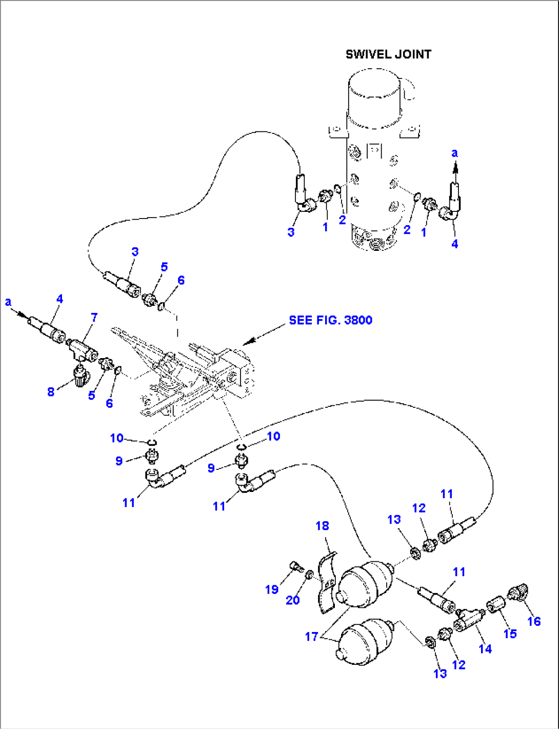 HYDRAULIC PIPING (BRAKE LINE) (2/3)