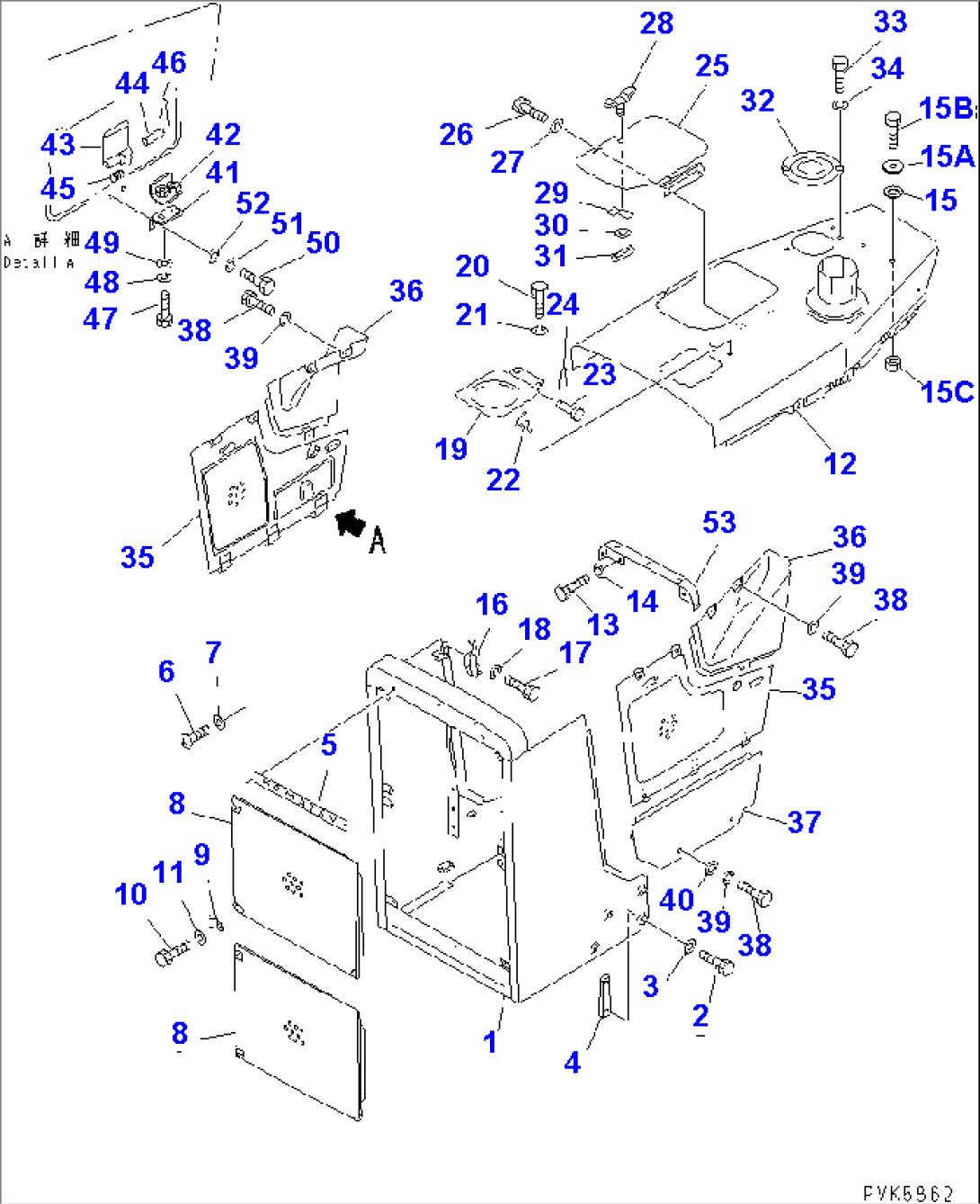 RADIATOR GUARD AND HOOD